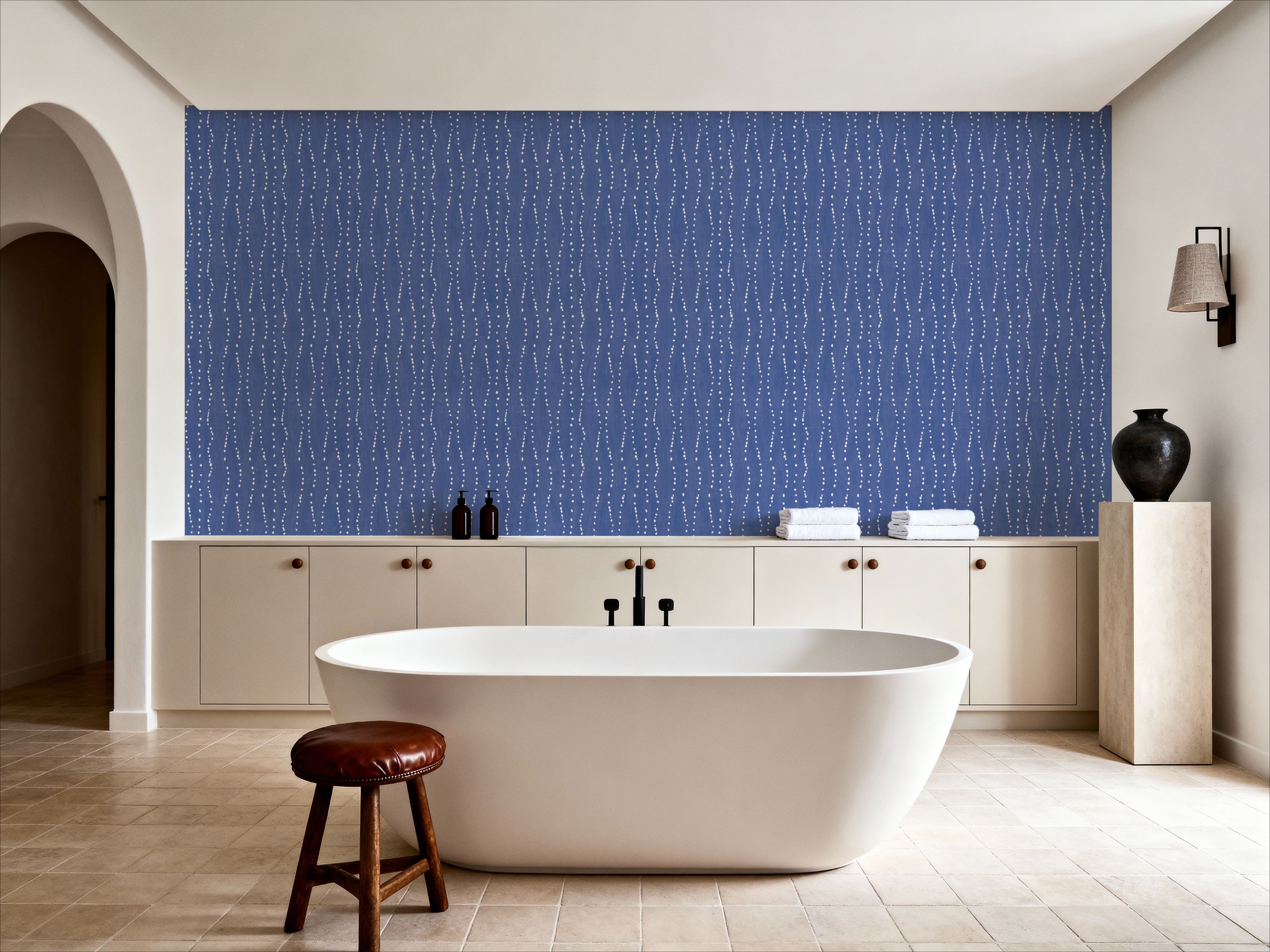 Coastal Dripping Blue