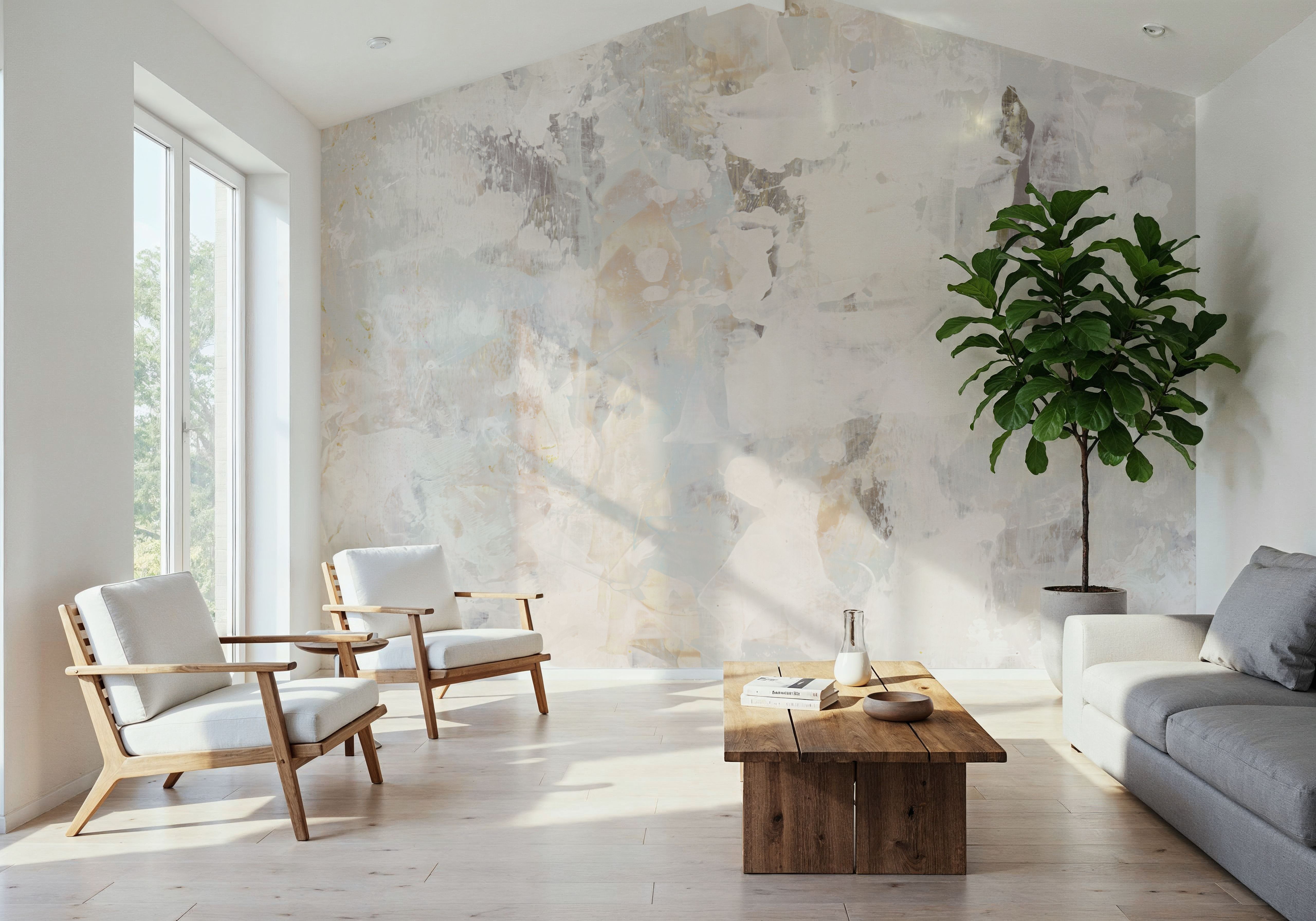 Sleek and Simple, Papel pintado