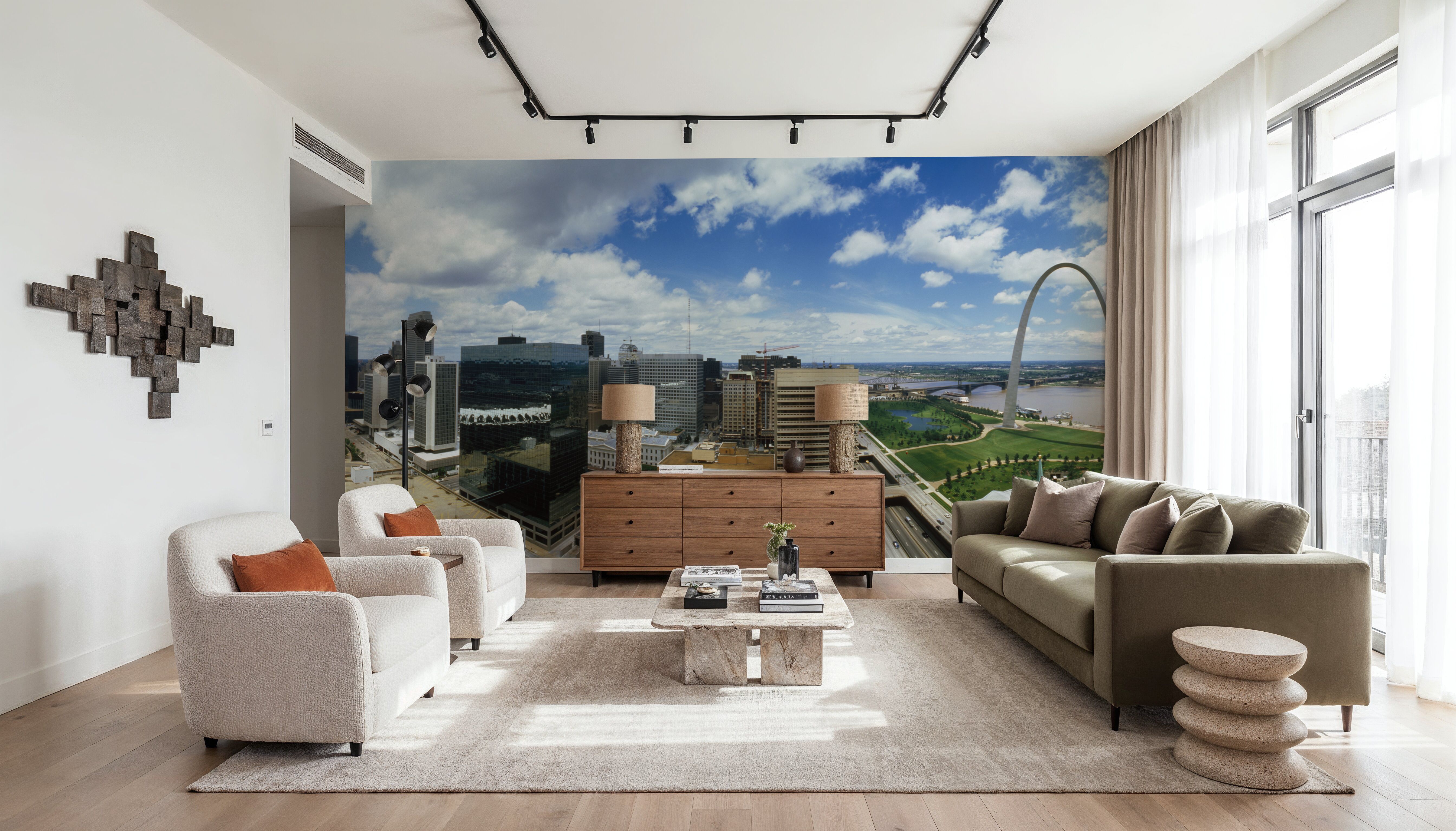 Gateway City Panorama, Tapeten