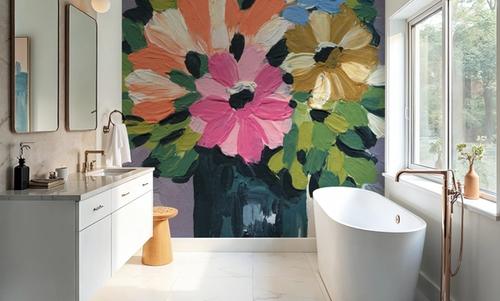 Painterly Florals in Vase I