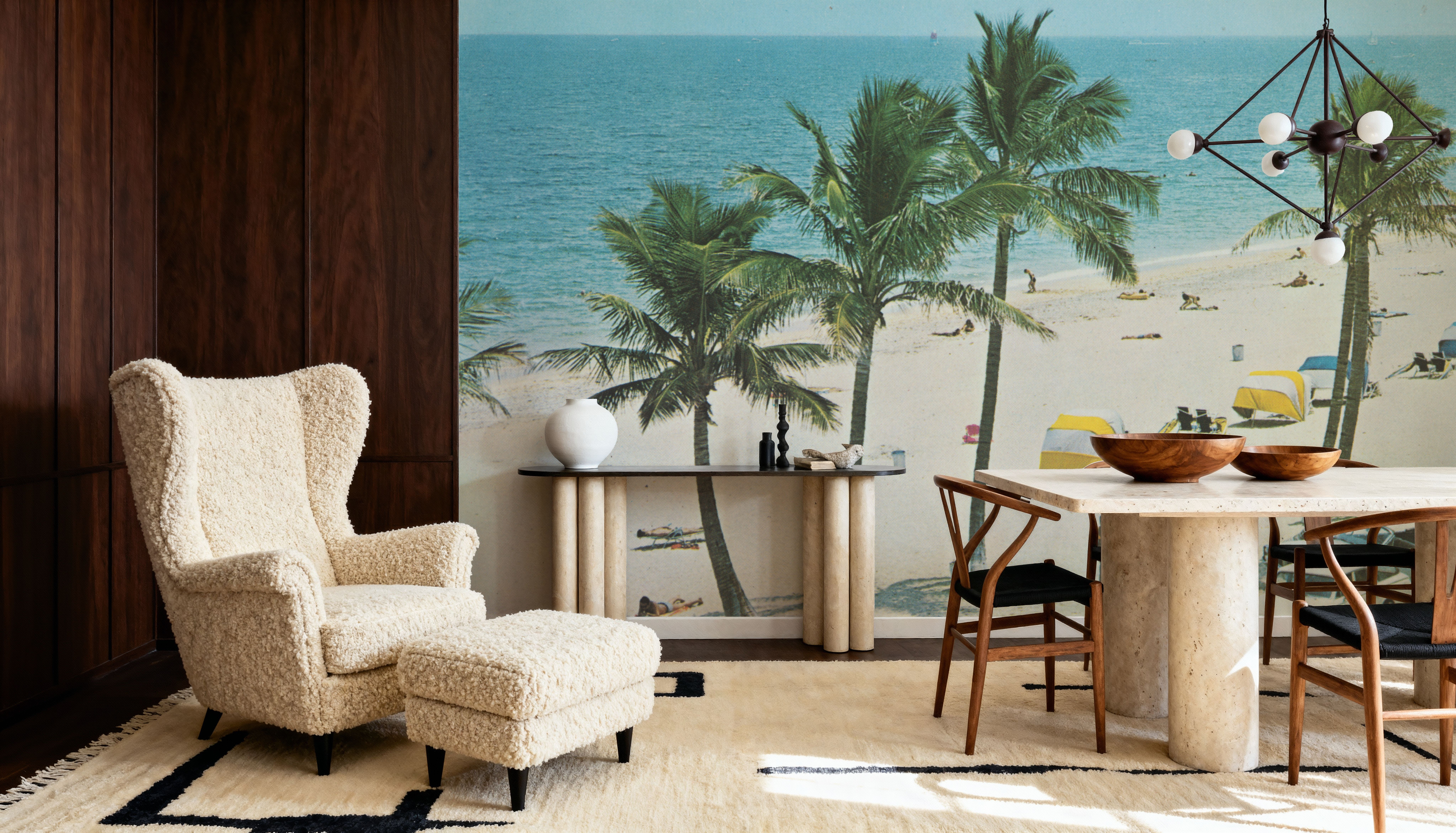 Greetings from Palm Beach Chill - Screenprint Postcard