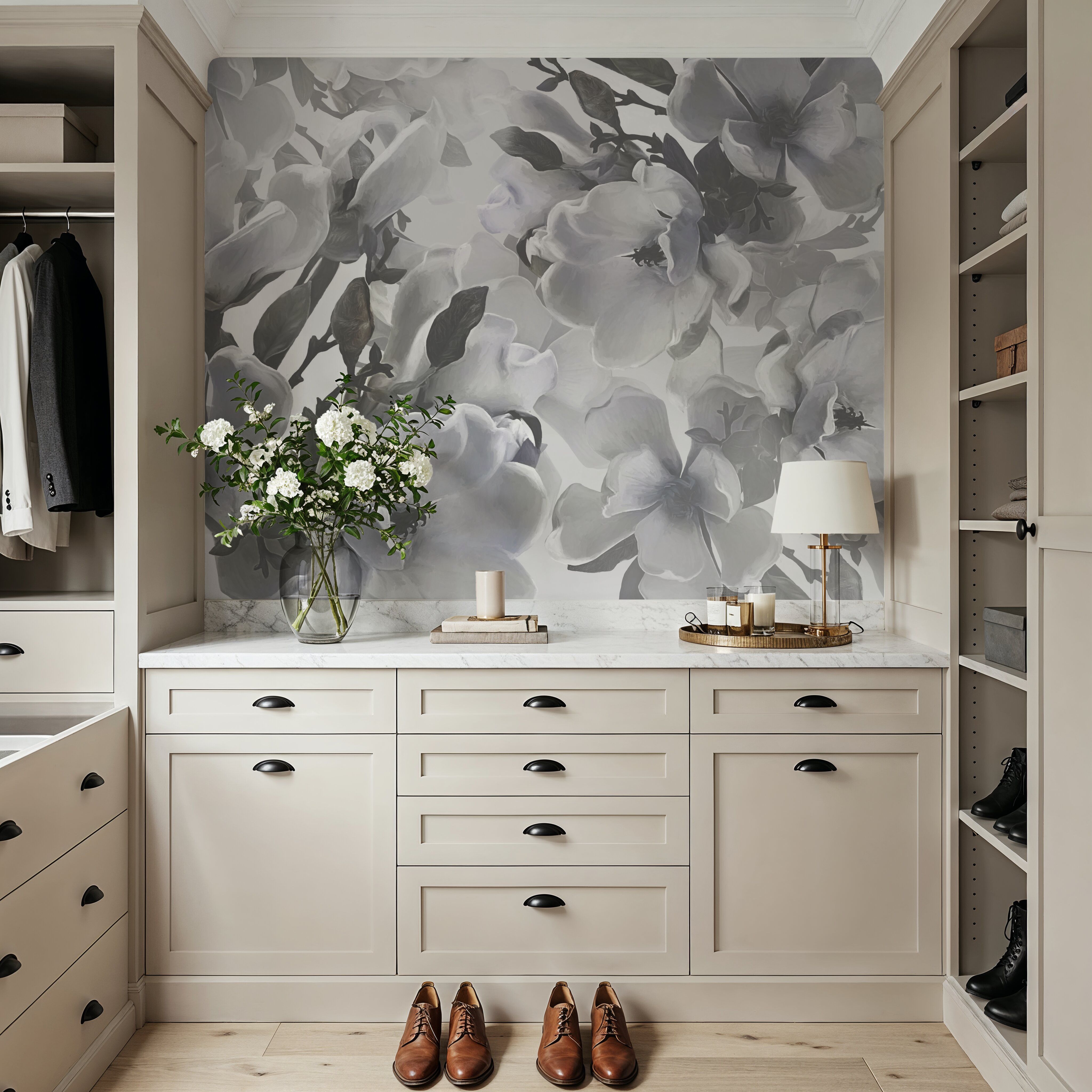 Dreaming of Magnolias Small (No Lines), Blue