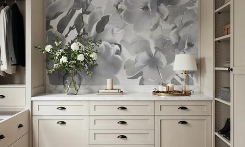 Dreaming of Magnolias Small (No Lines), Blue