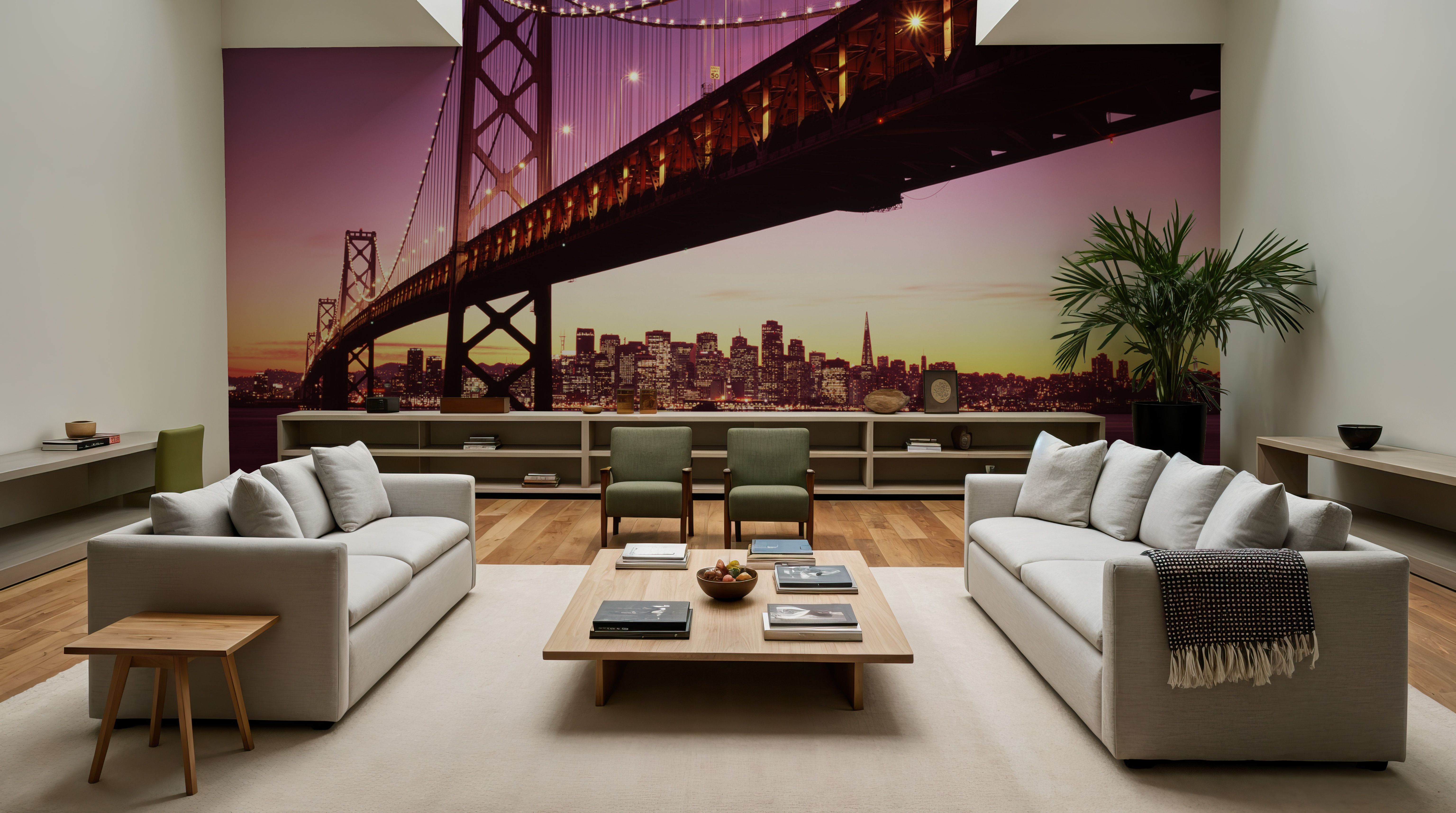 City Dusk Crossing, Wallpaper