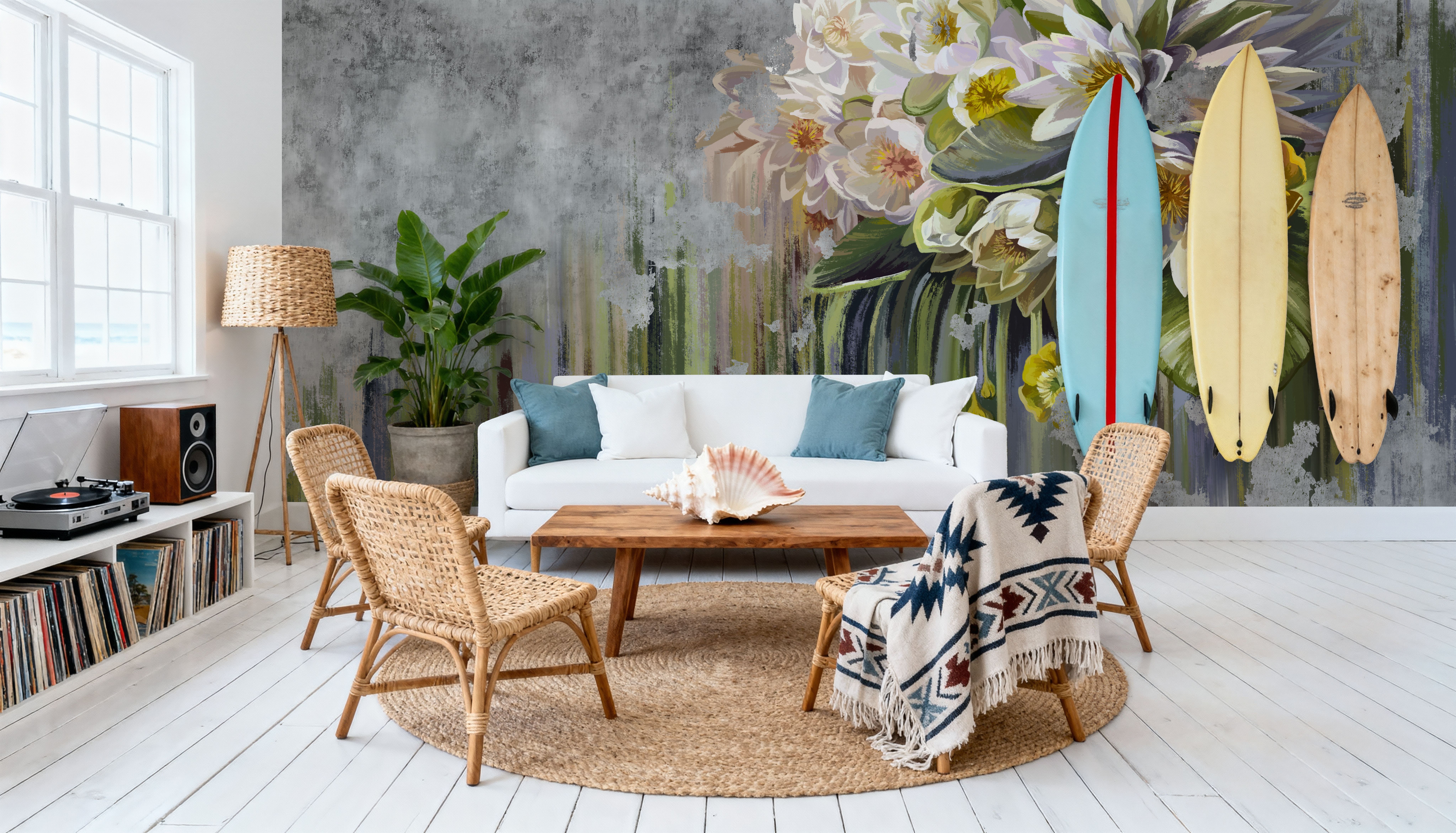 Painted Vintage Lilies