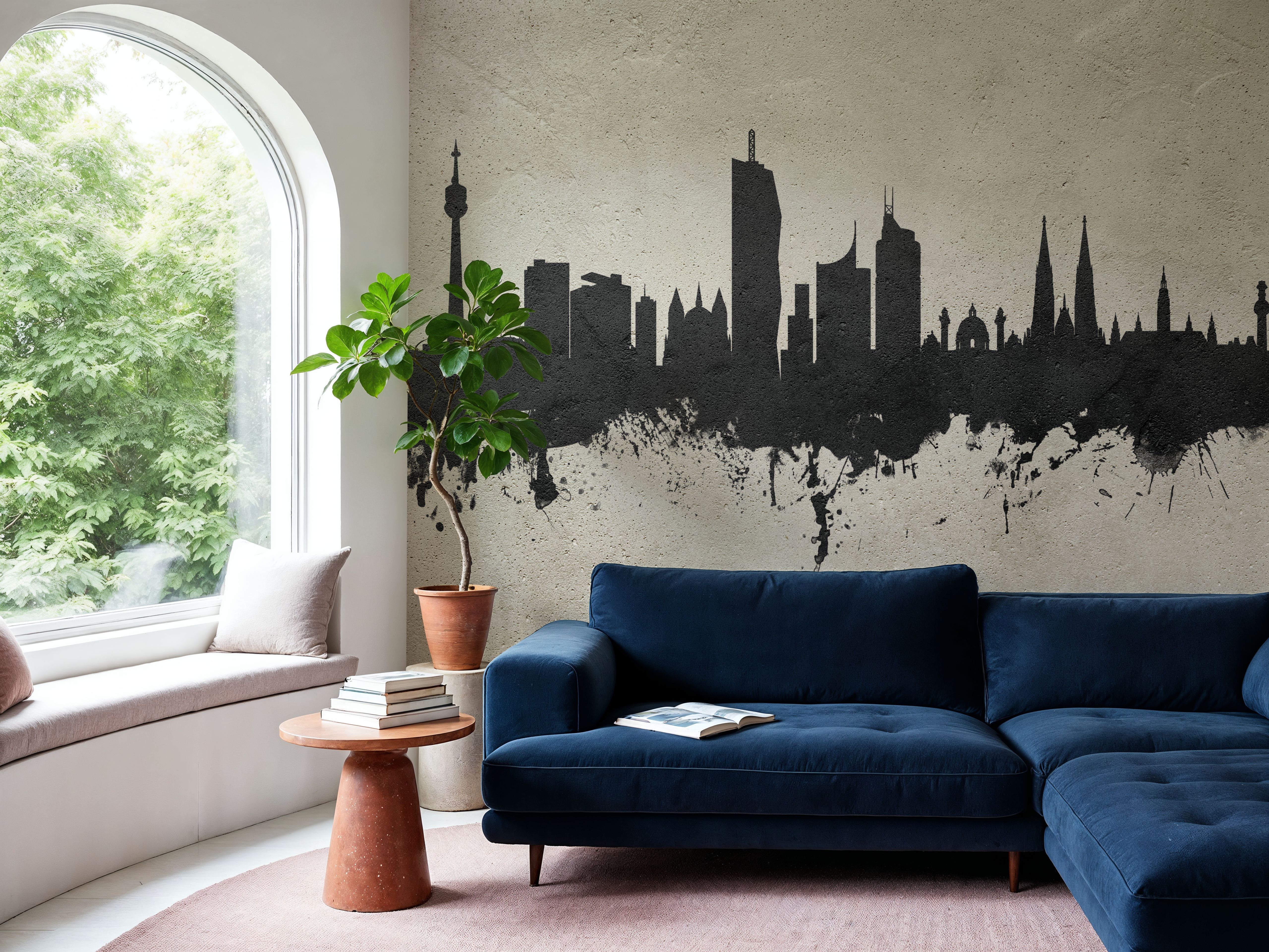Vienna Austria Skyline Concrete