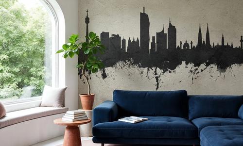 Vienna Austria Skyline Concrete