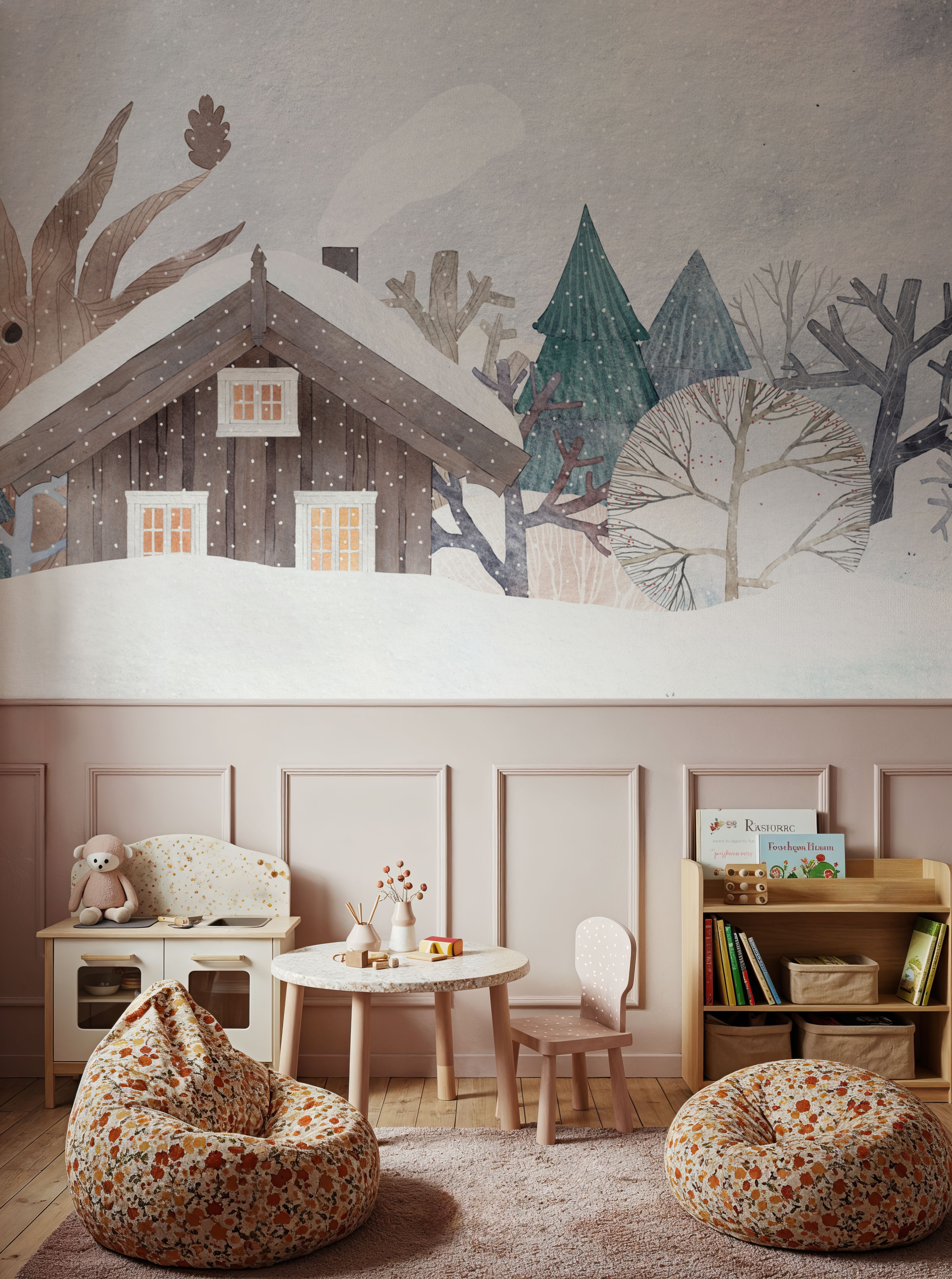 The Snowy Mountain Cabin