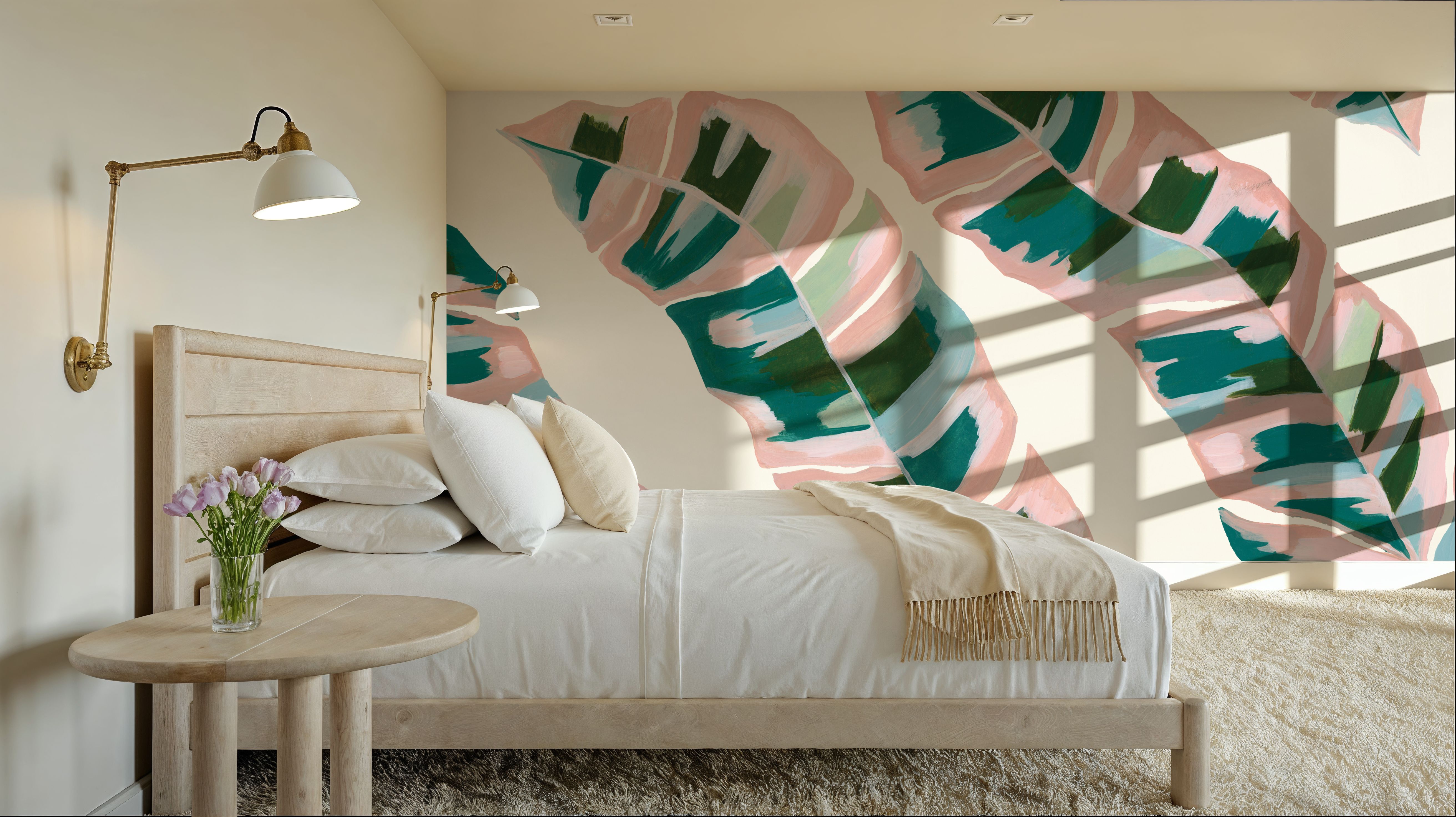 Tropical Banana Leaves, Papier peint