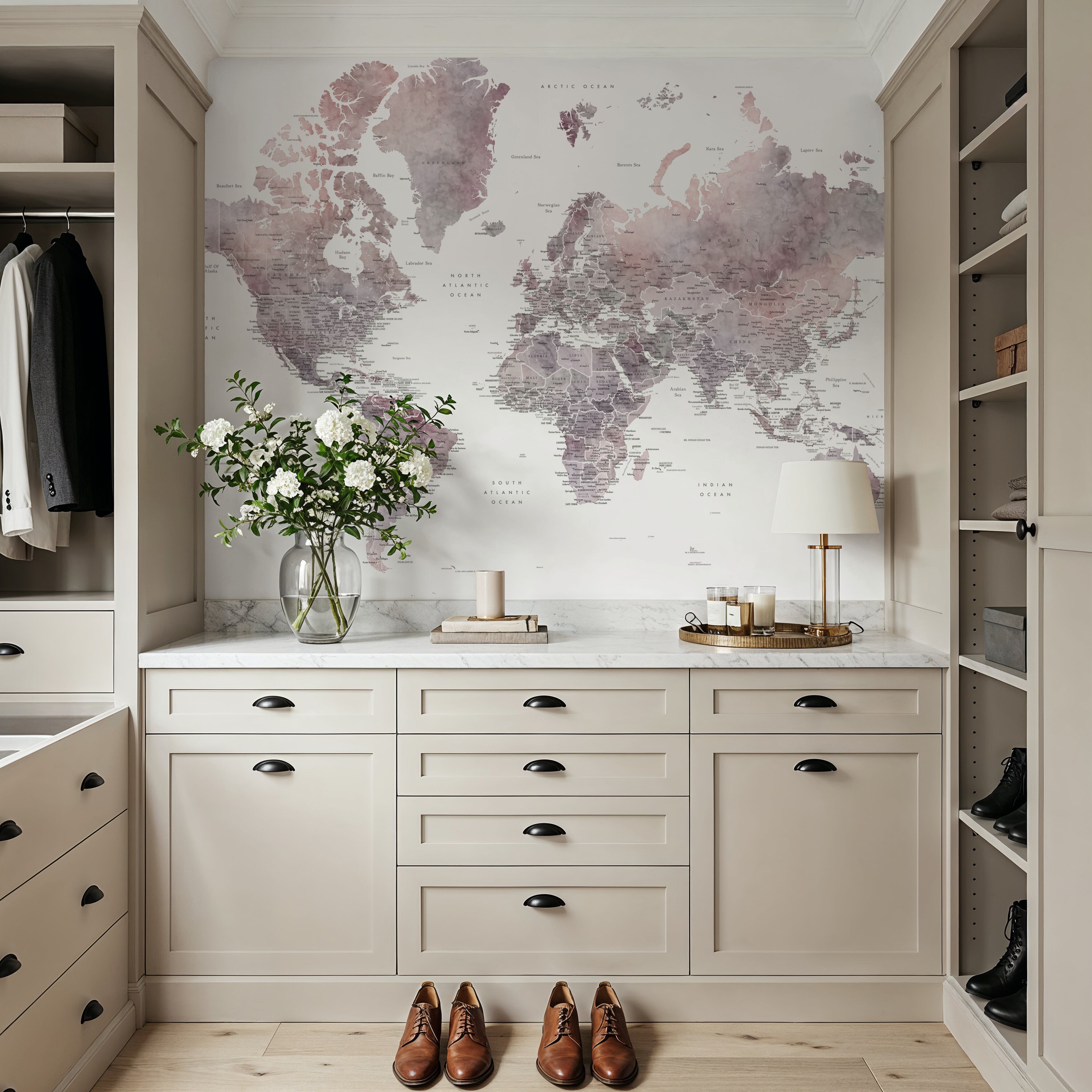 World Map Cities - Noelie