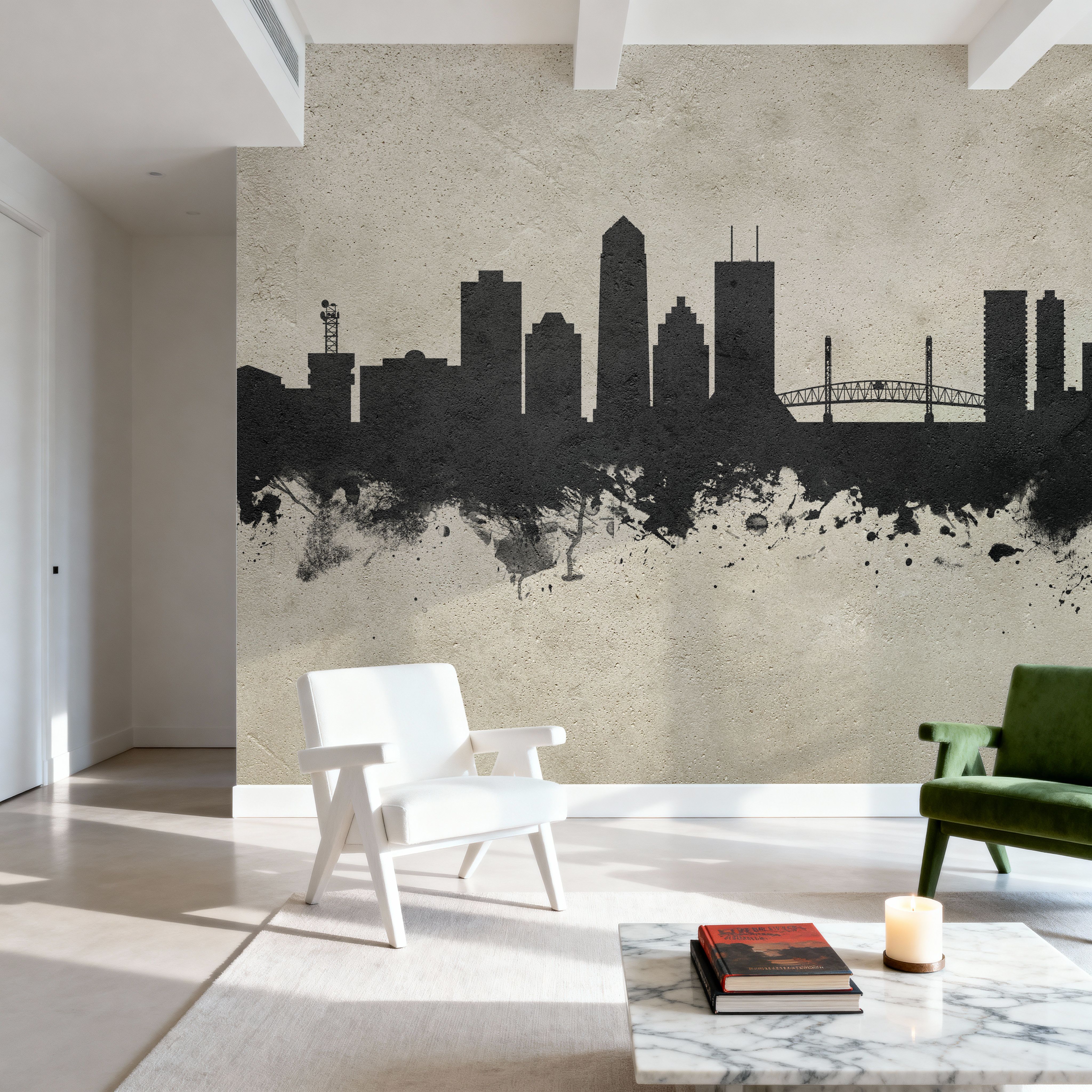 Jacksonville Florida Skyline Concrete