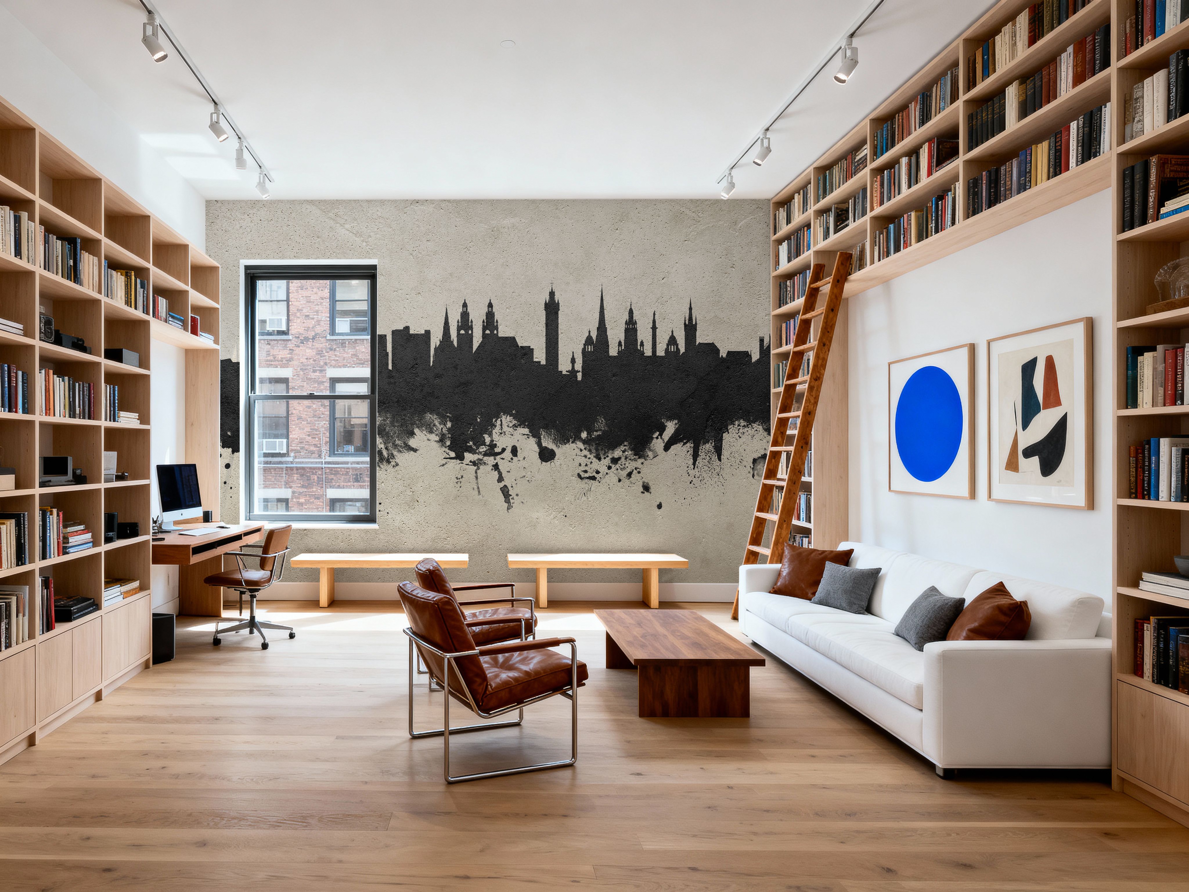 Glasgow Scotland Skyline Concrete