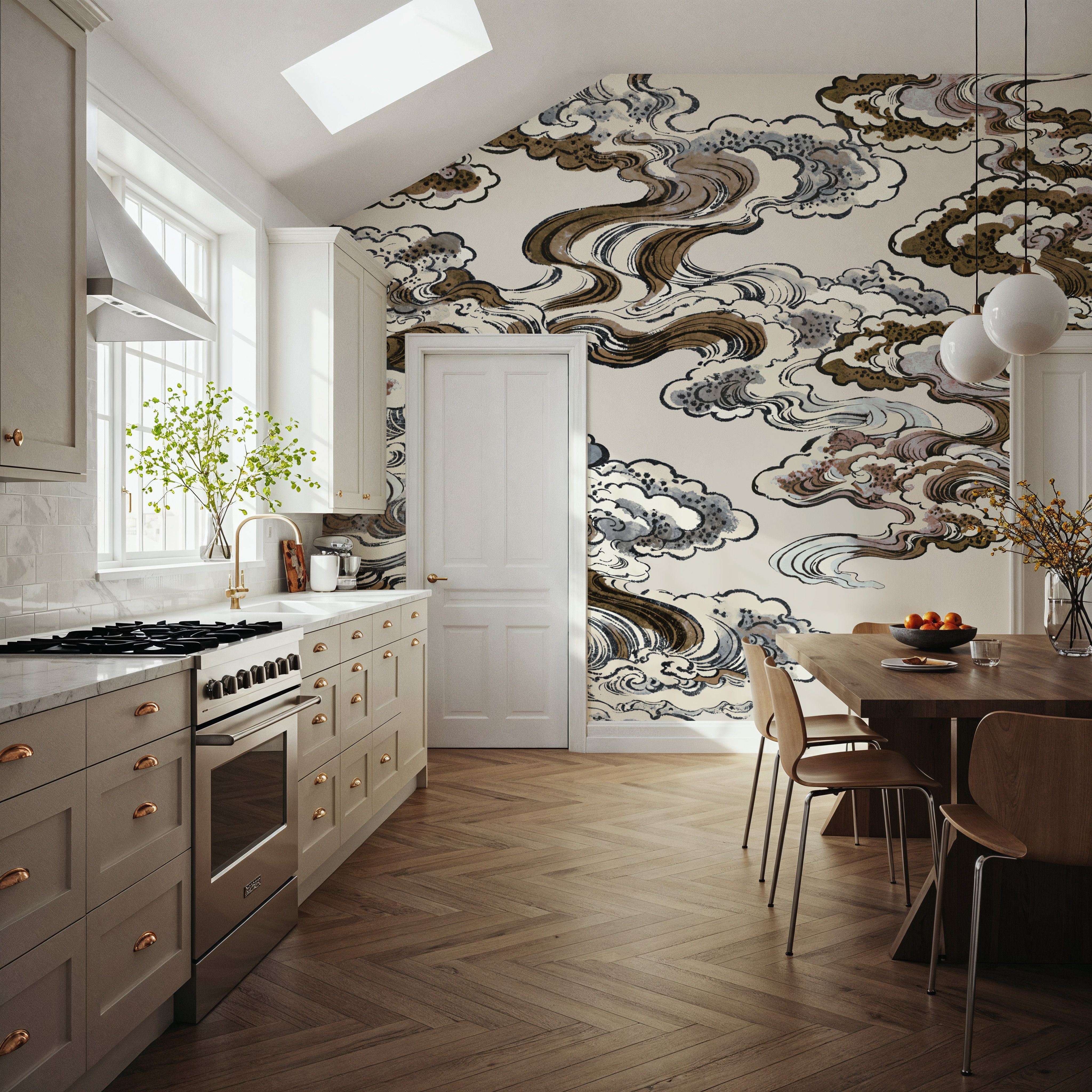 Ukiyo-e Clouds, Browns