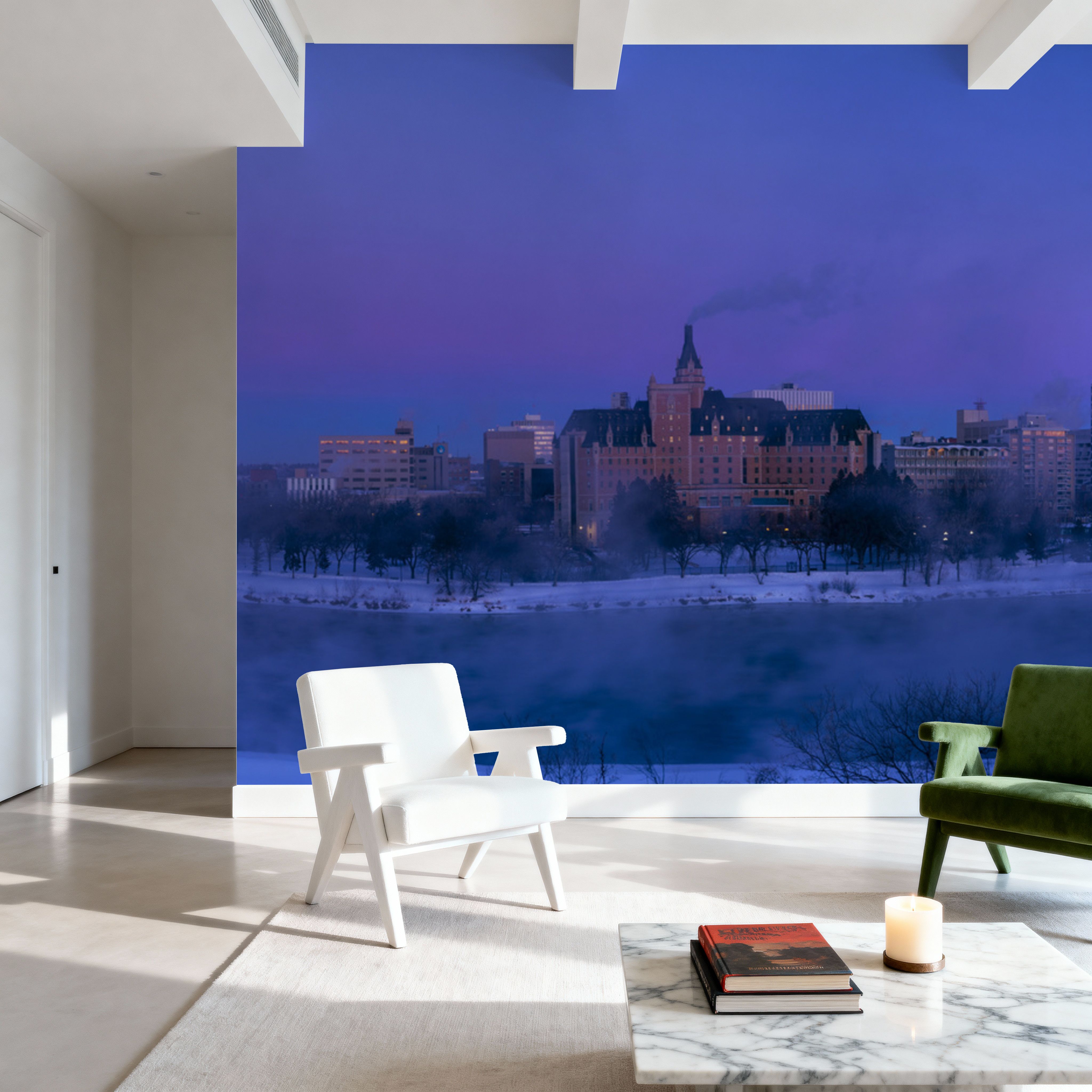 Saskatoon Skyline in Winter