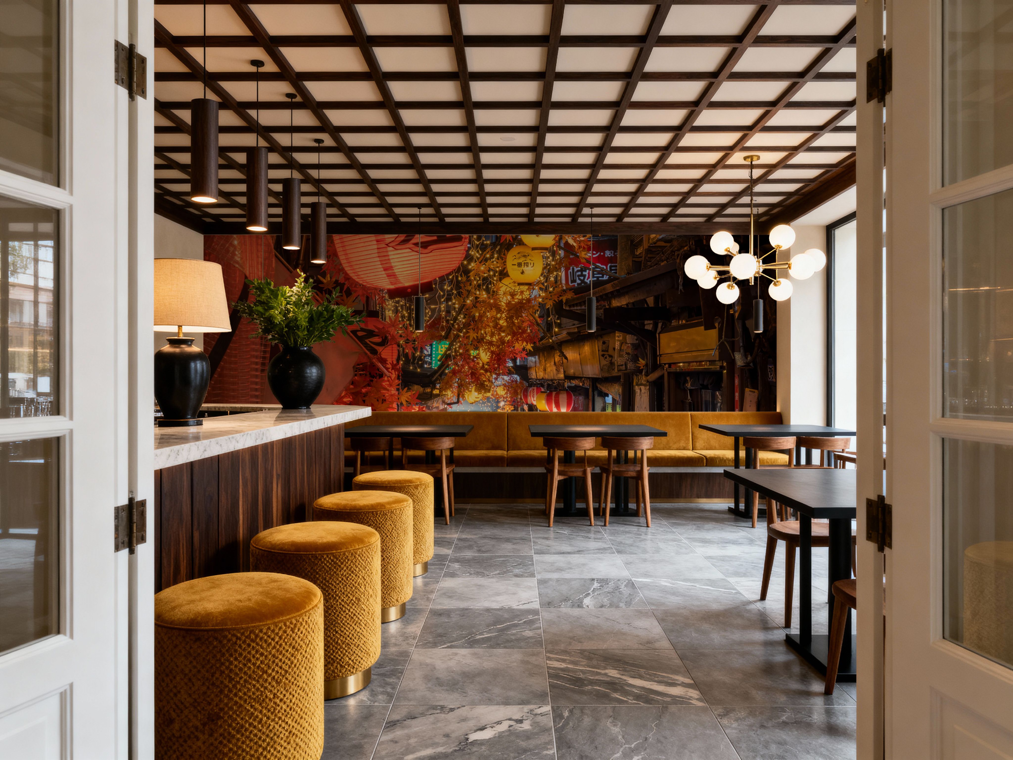 Omoide Stroll, Papel de parede