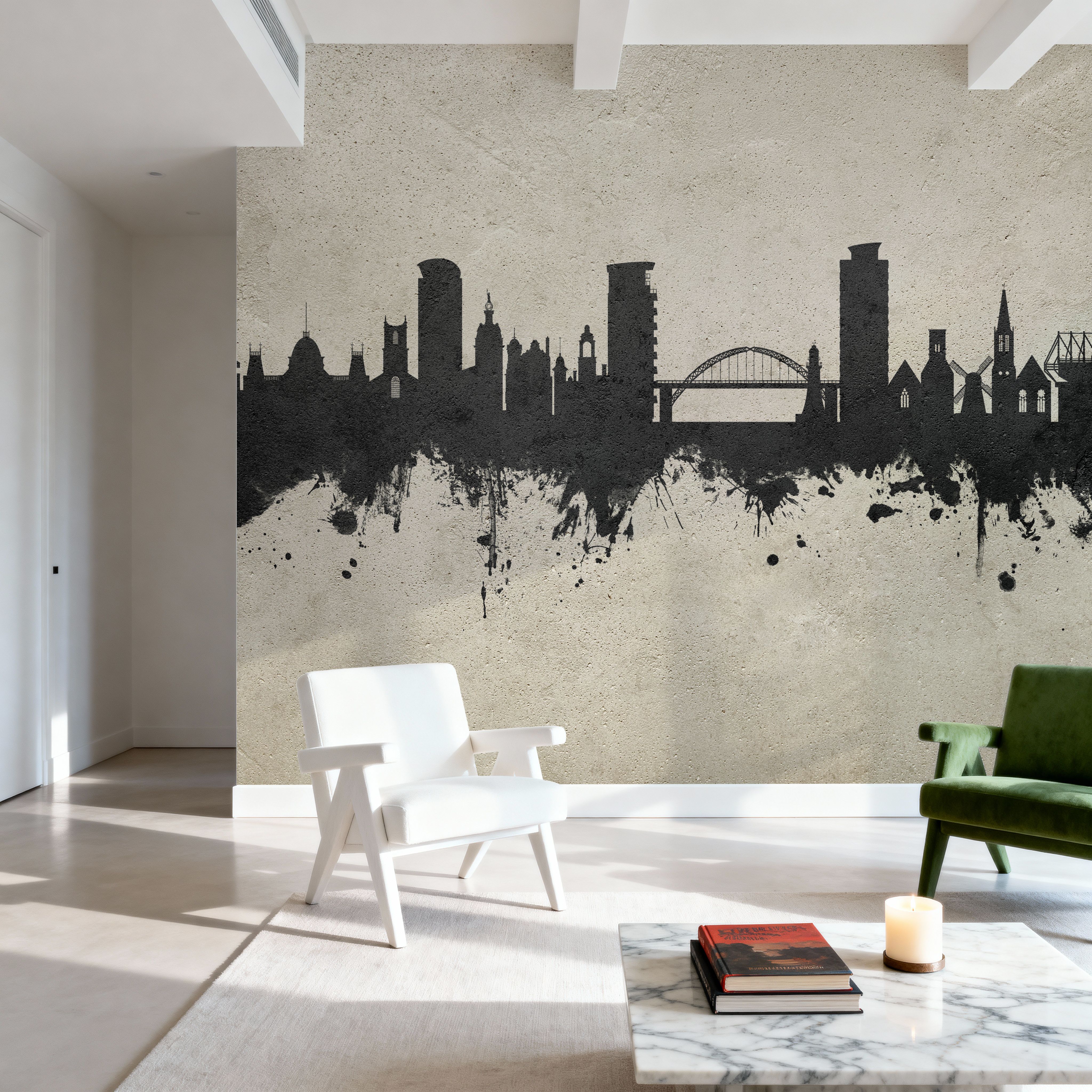 Sunderland England Skyline Concrete