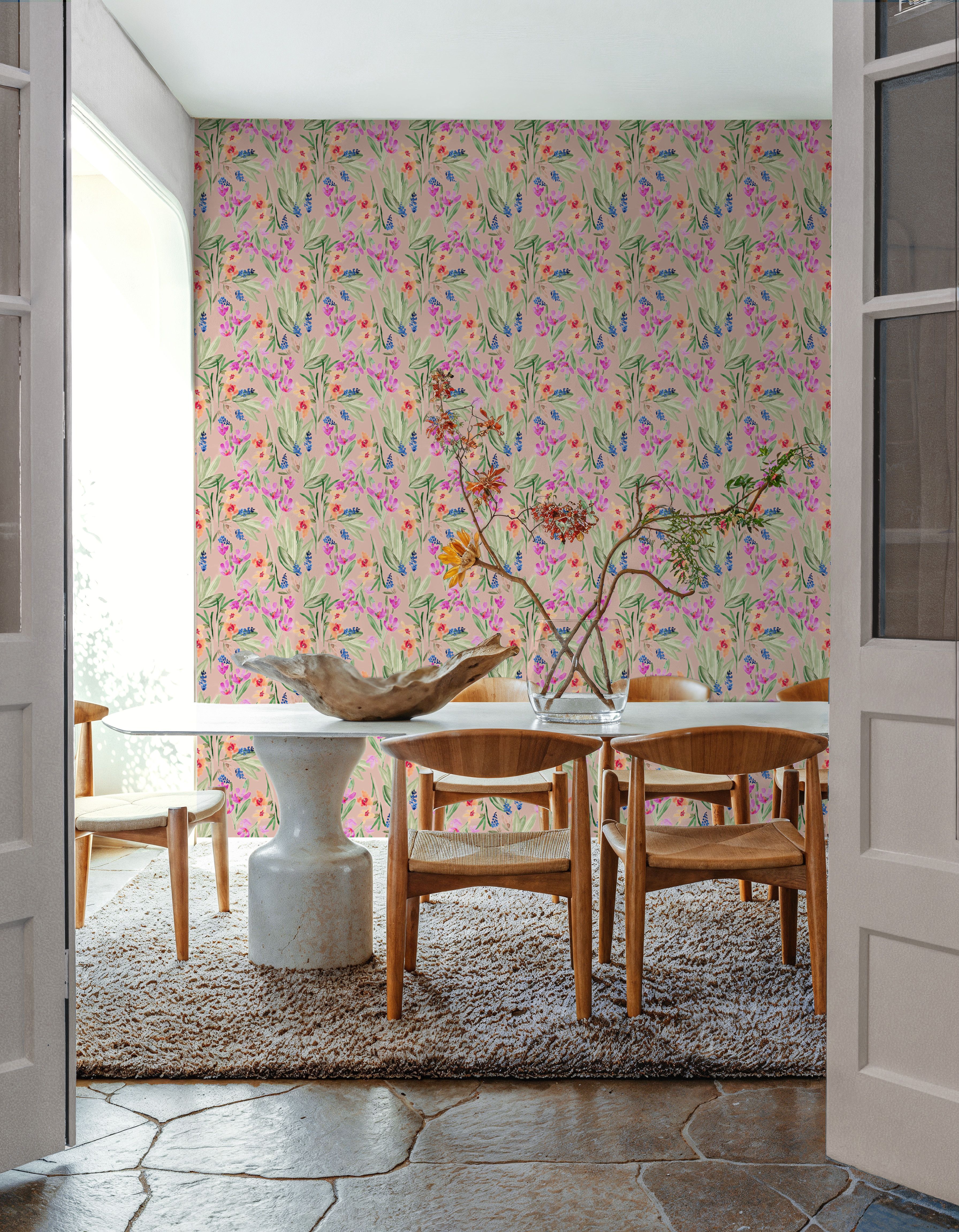 Flower Blush Dusty Pink