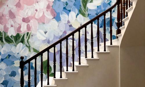 Hydrangea Meadow I Pink