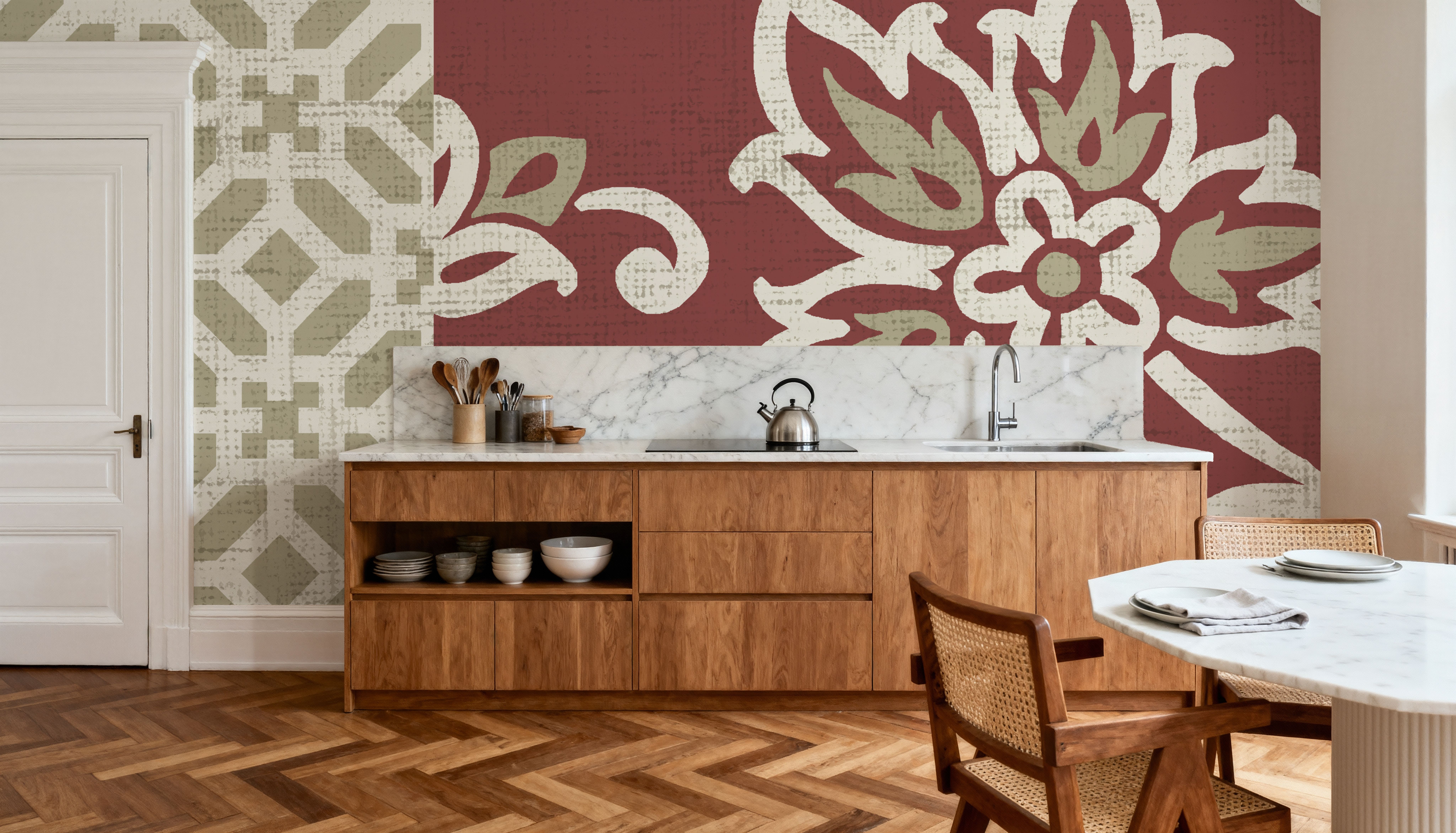 Chatsworth Marsala I, Wallpaper