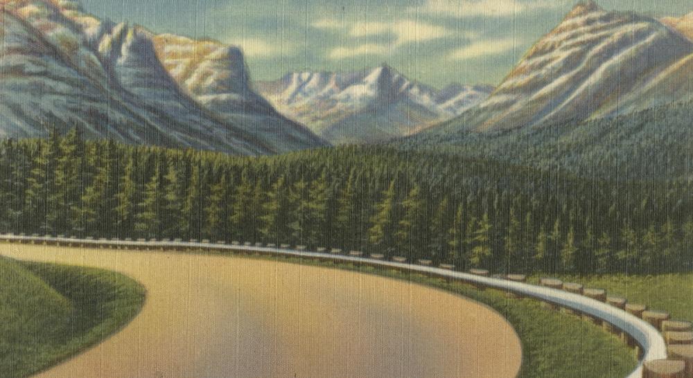 Sun Highway - Screenprint Postcard