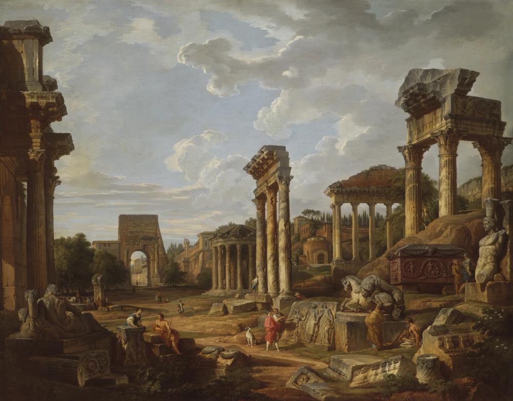 A Capriccio of the Roman Forum