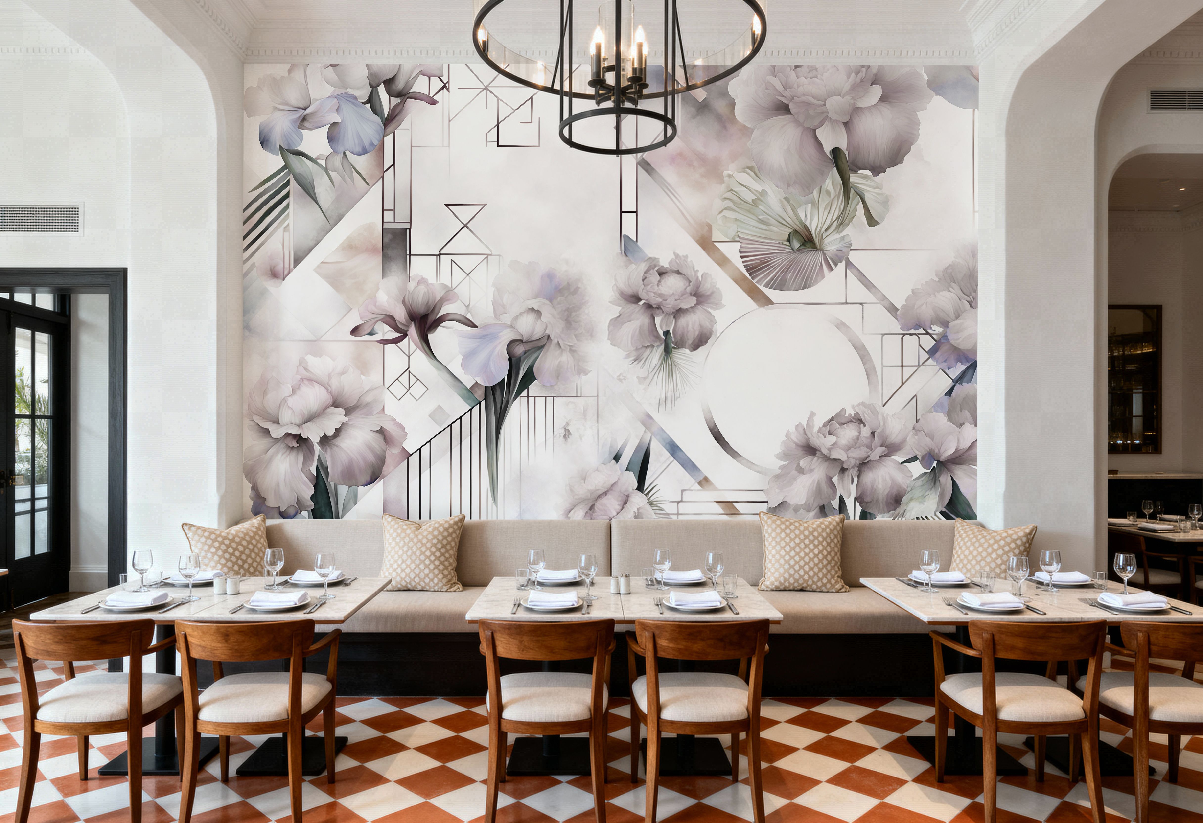 Watercolor Geometry Shine