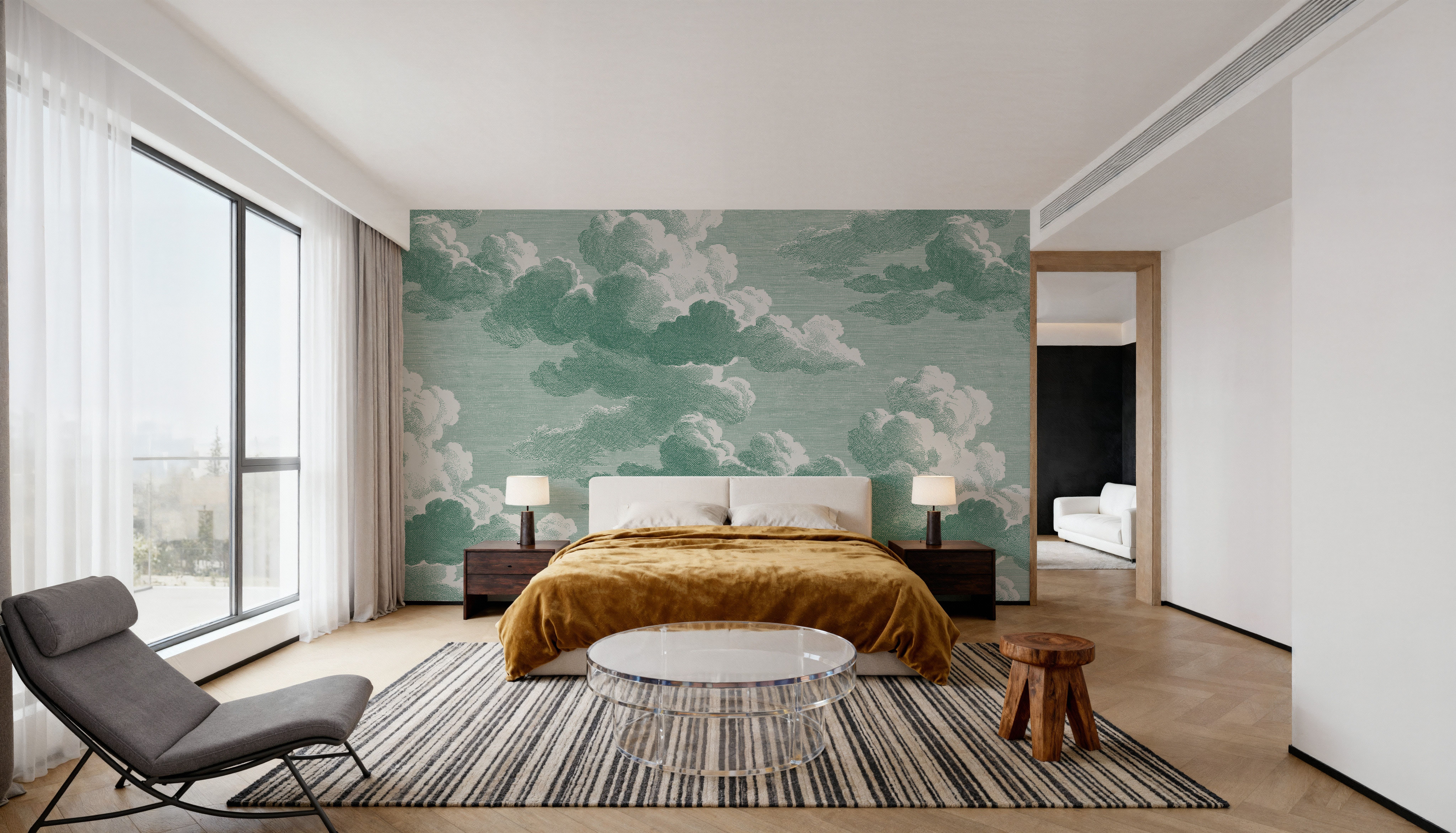 Intaglio Clouds, Jade