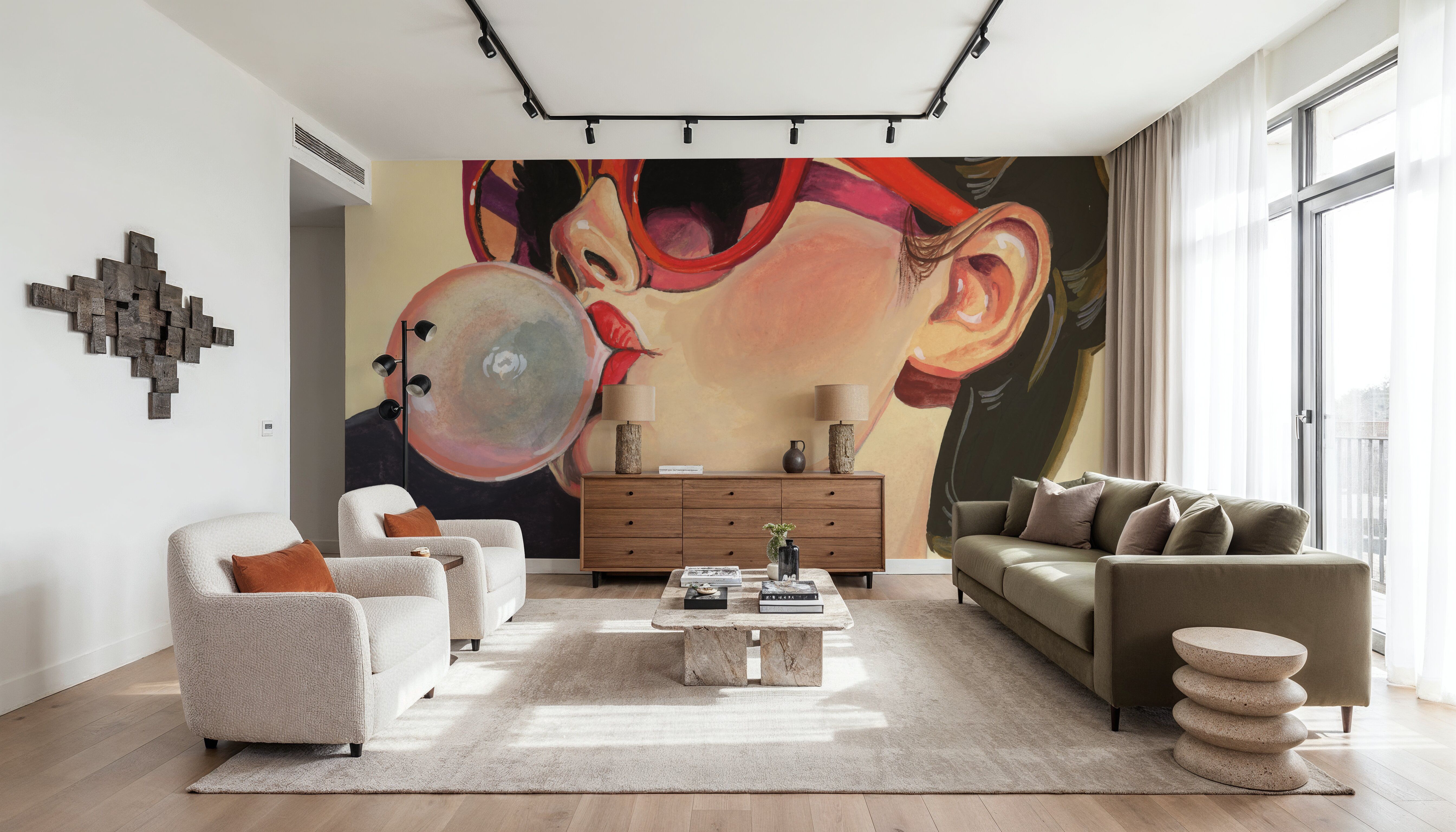 Retro Bubblegum Girl