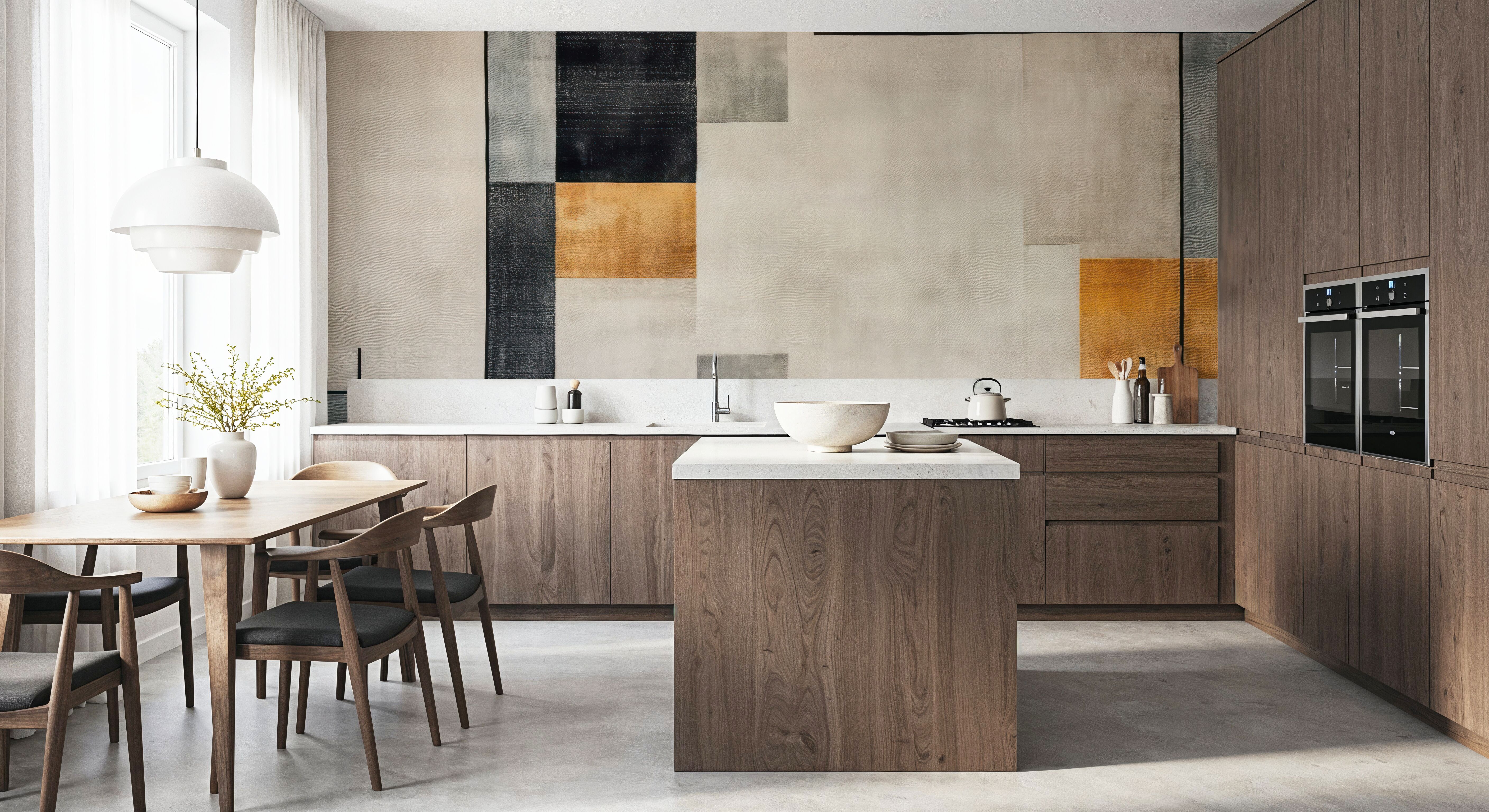 Mondrisque No.1, Wallpaper