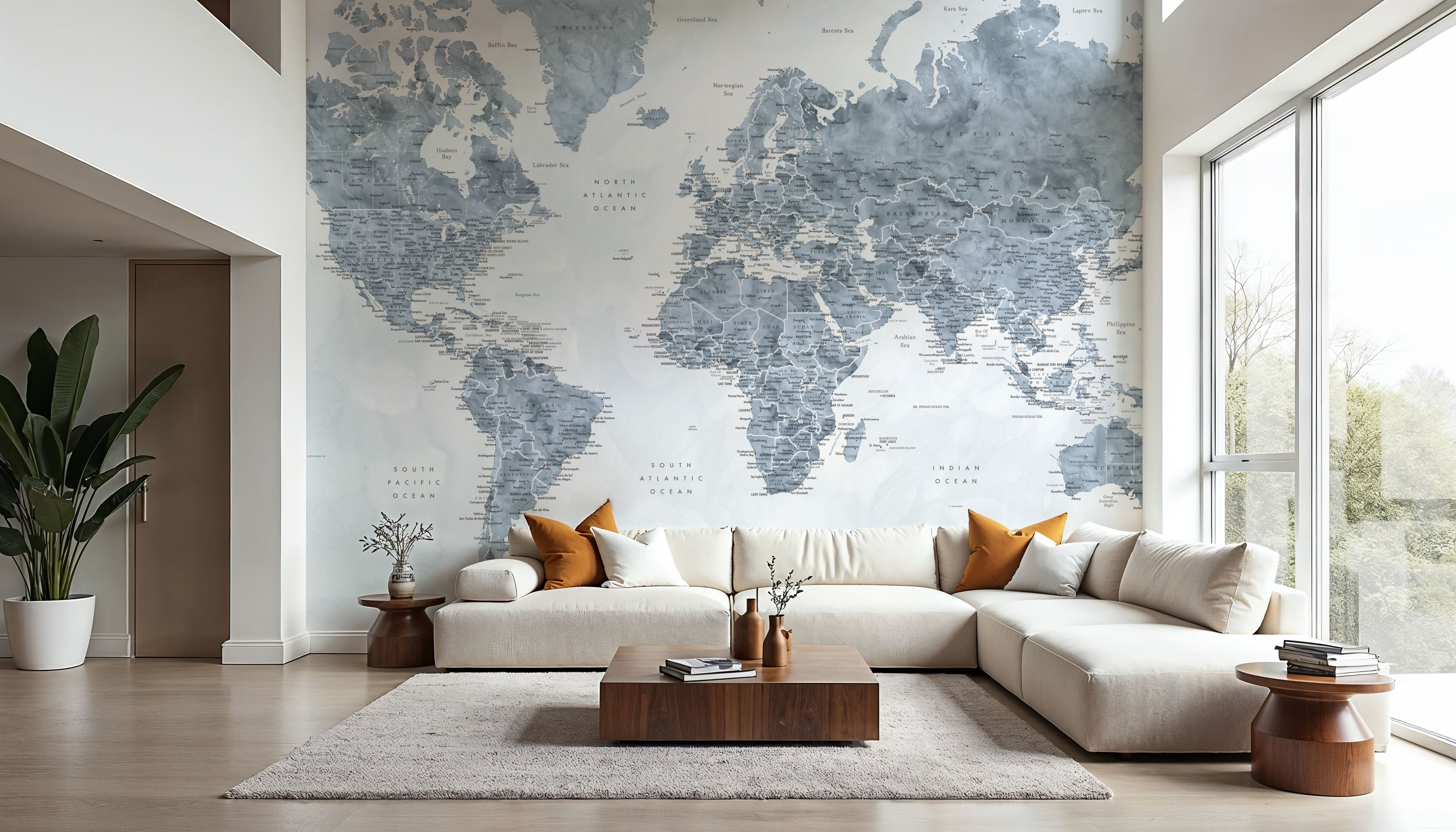 World Map Cities - Jacq