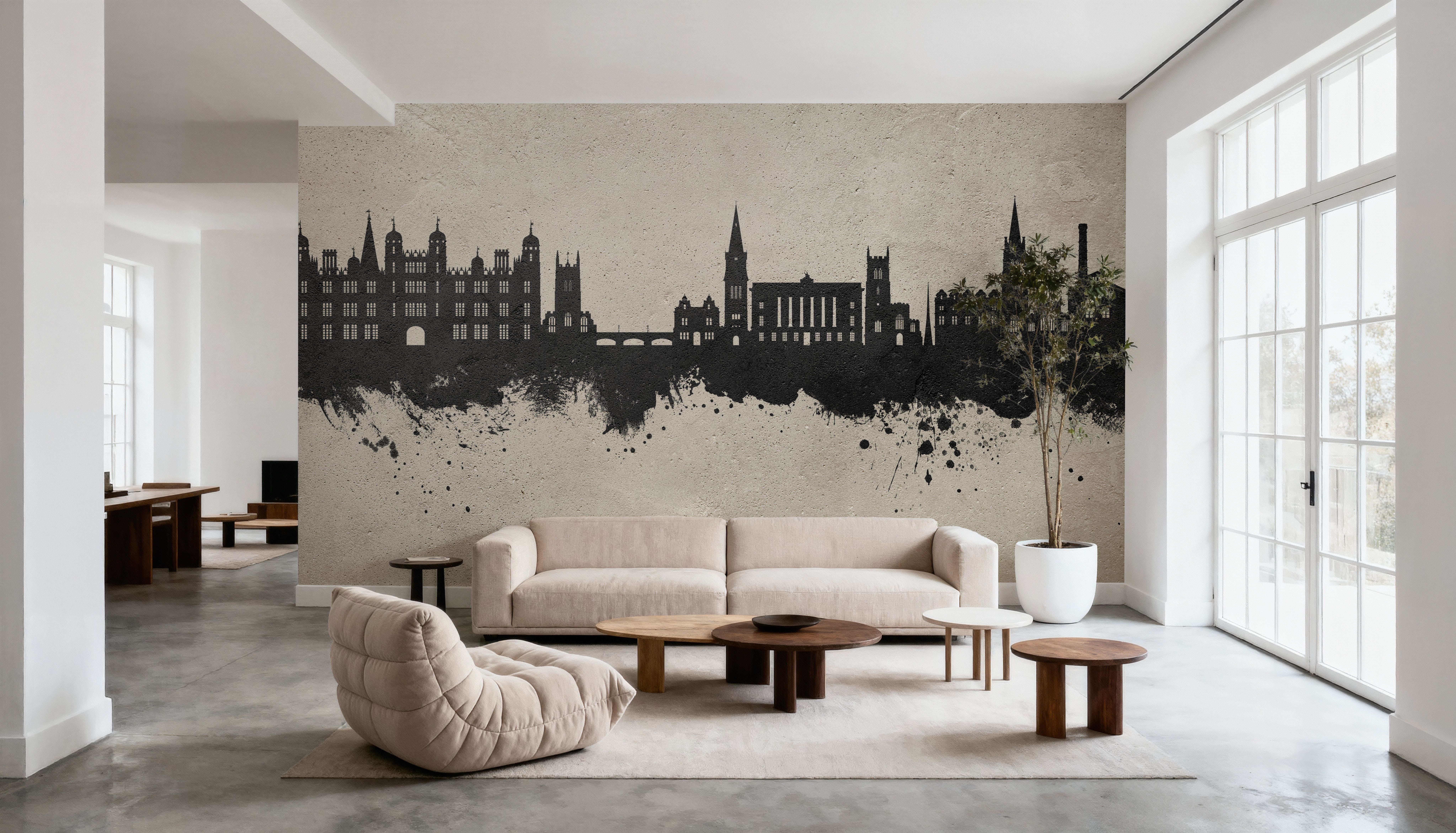 Stamford England Skyline Concrete