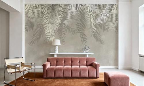 Palms Above, Sage Green