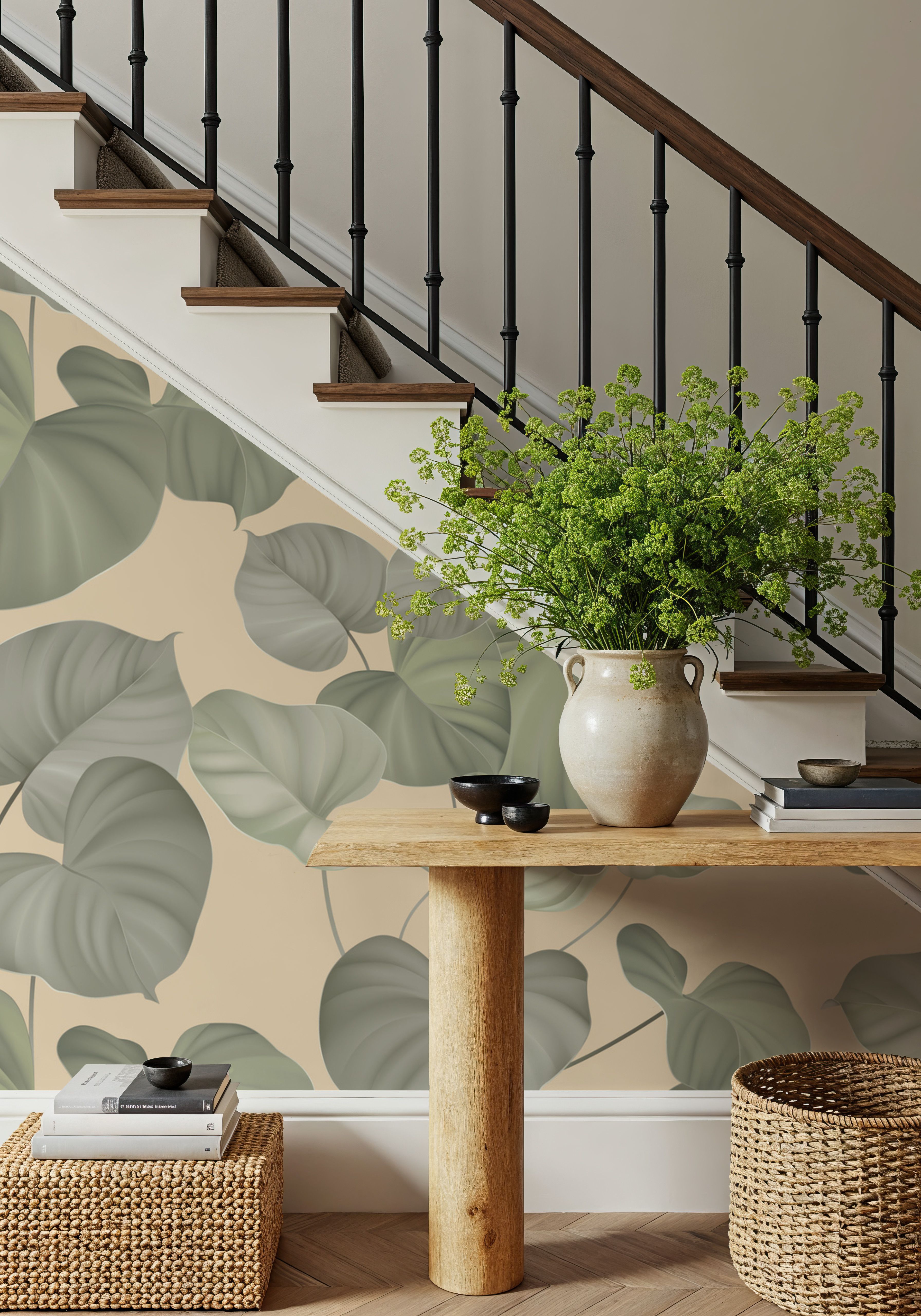 Levitating Leaves, Wallpaper