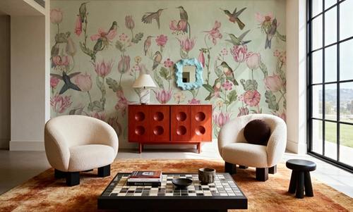 Tulips & Birds, Mint