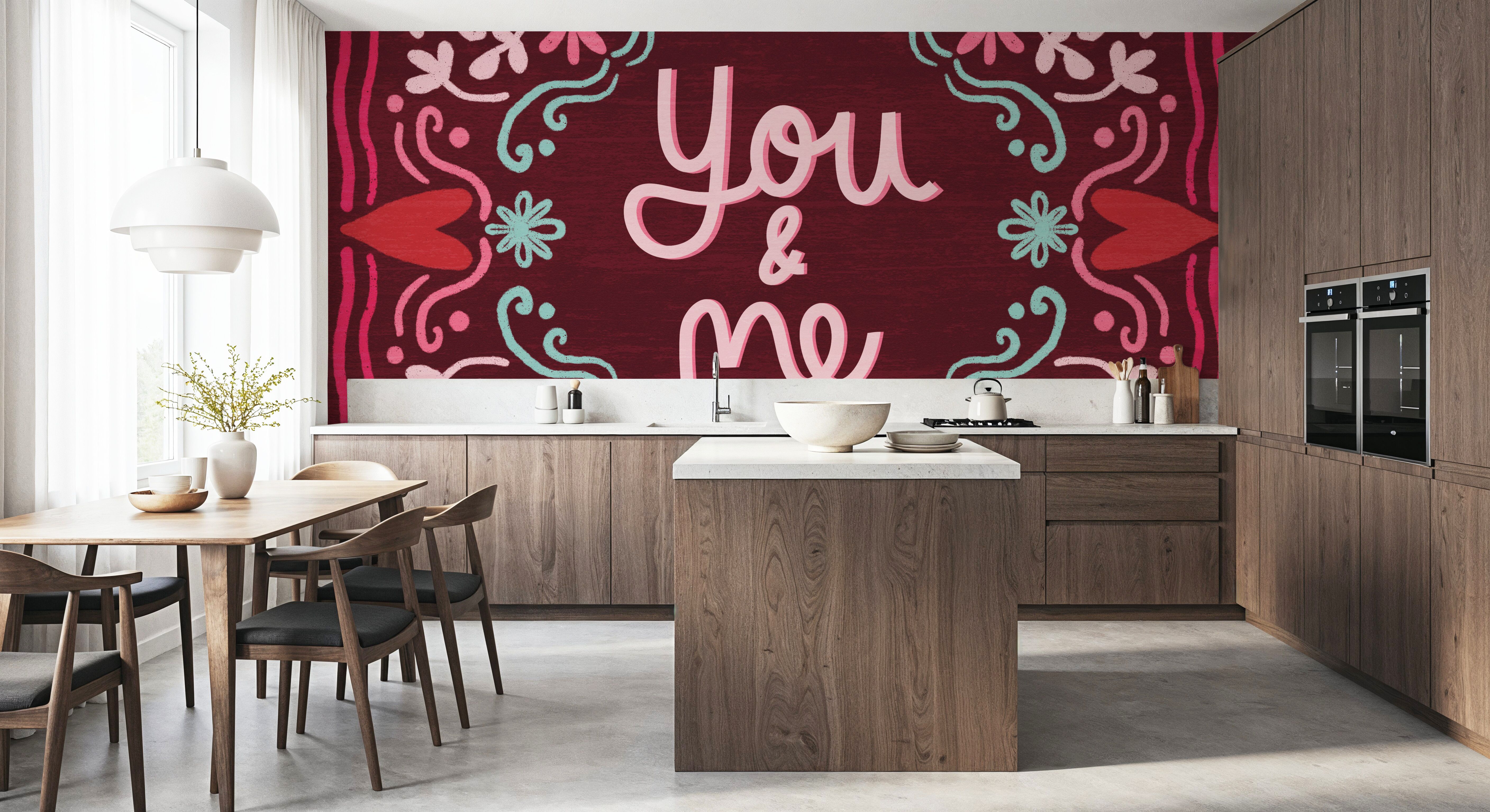 Love Sentiments You and Me, Carte da parati