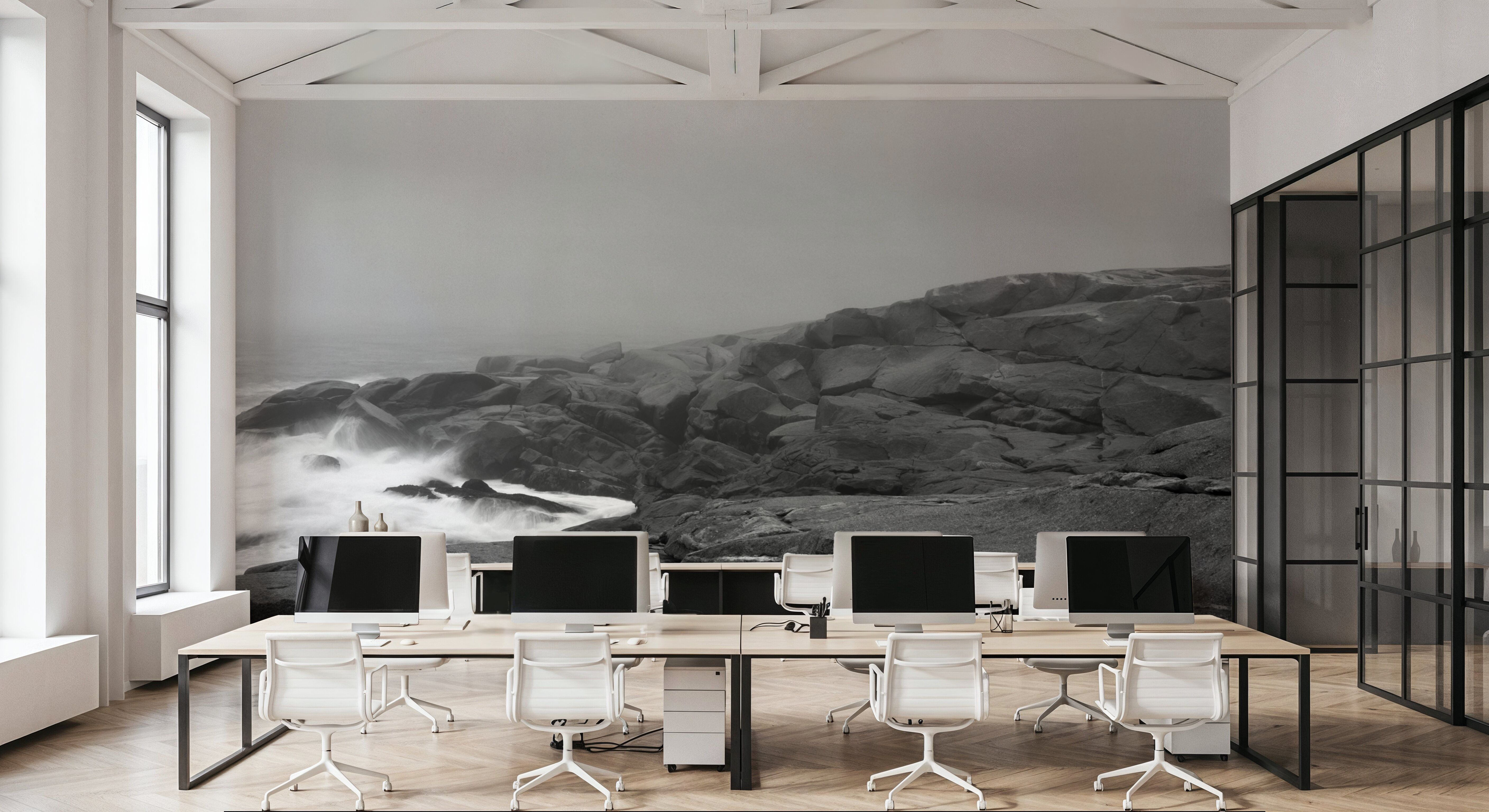 Peggy's Cove Lighthouse BW