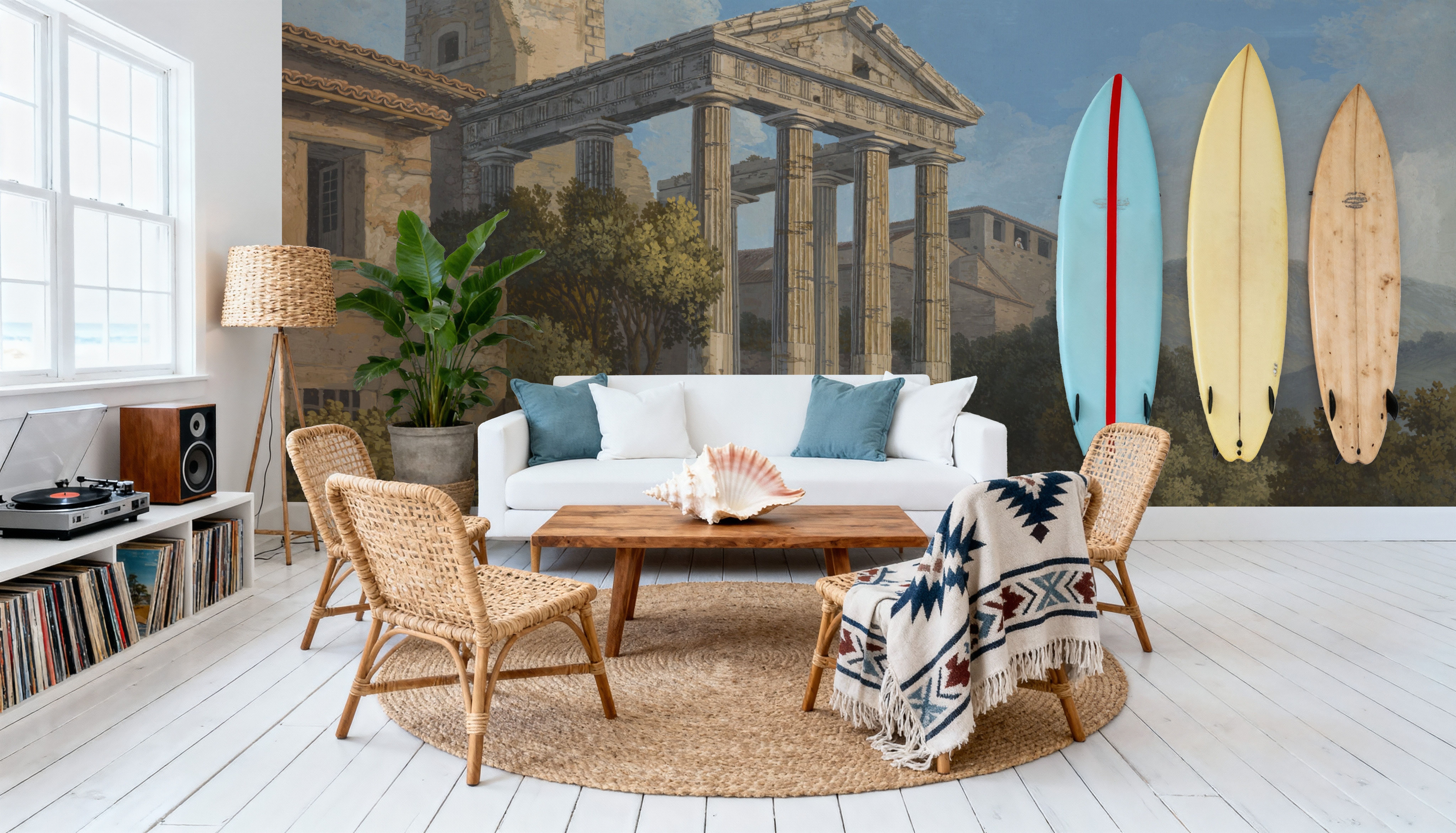 The Temple of Hercules in Cori