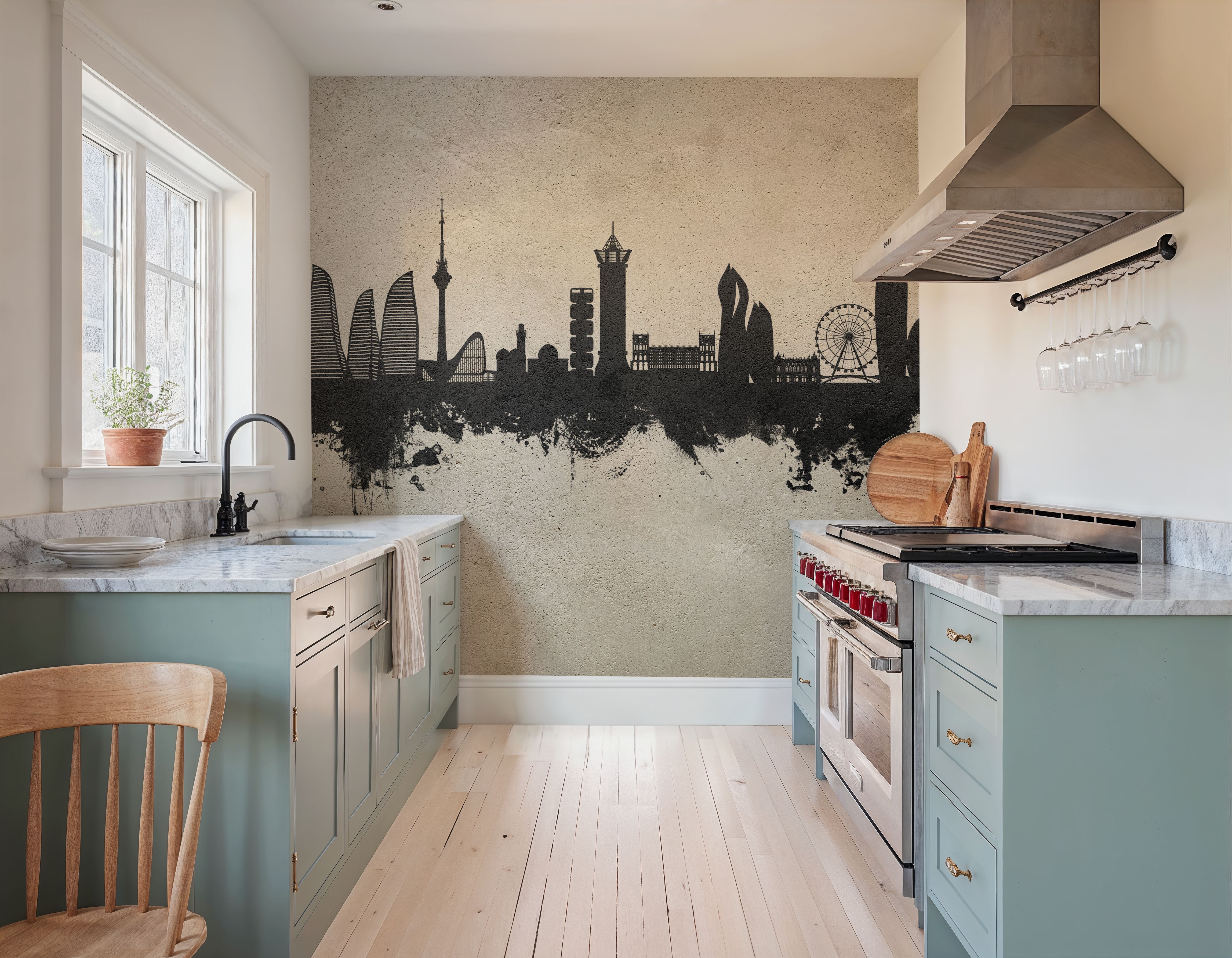 Baku Skyline Concrete