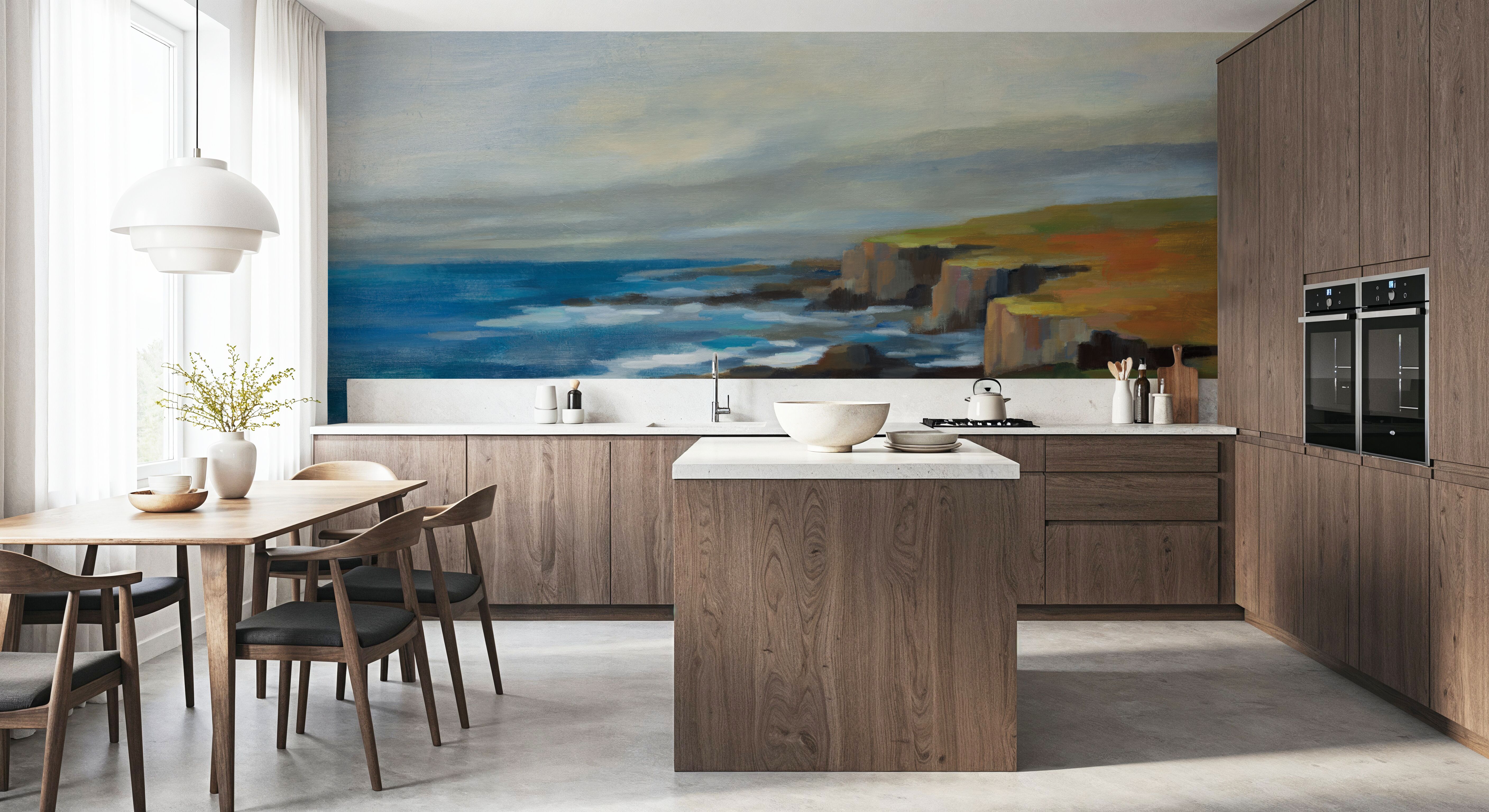 Golden Cliff, Carte da parati