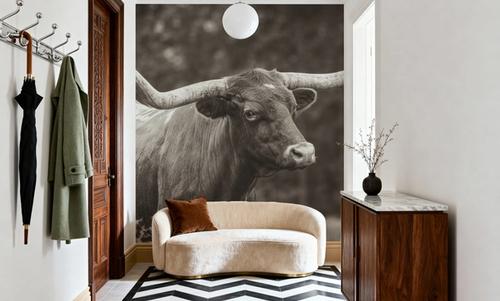 Longhorn Side Eye Sepia