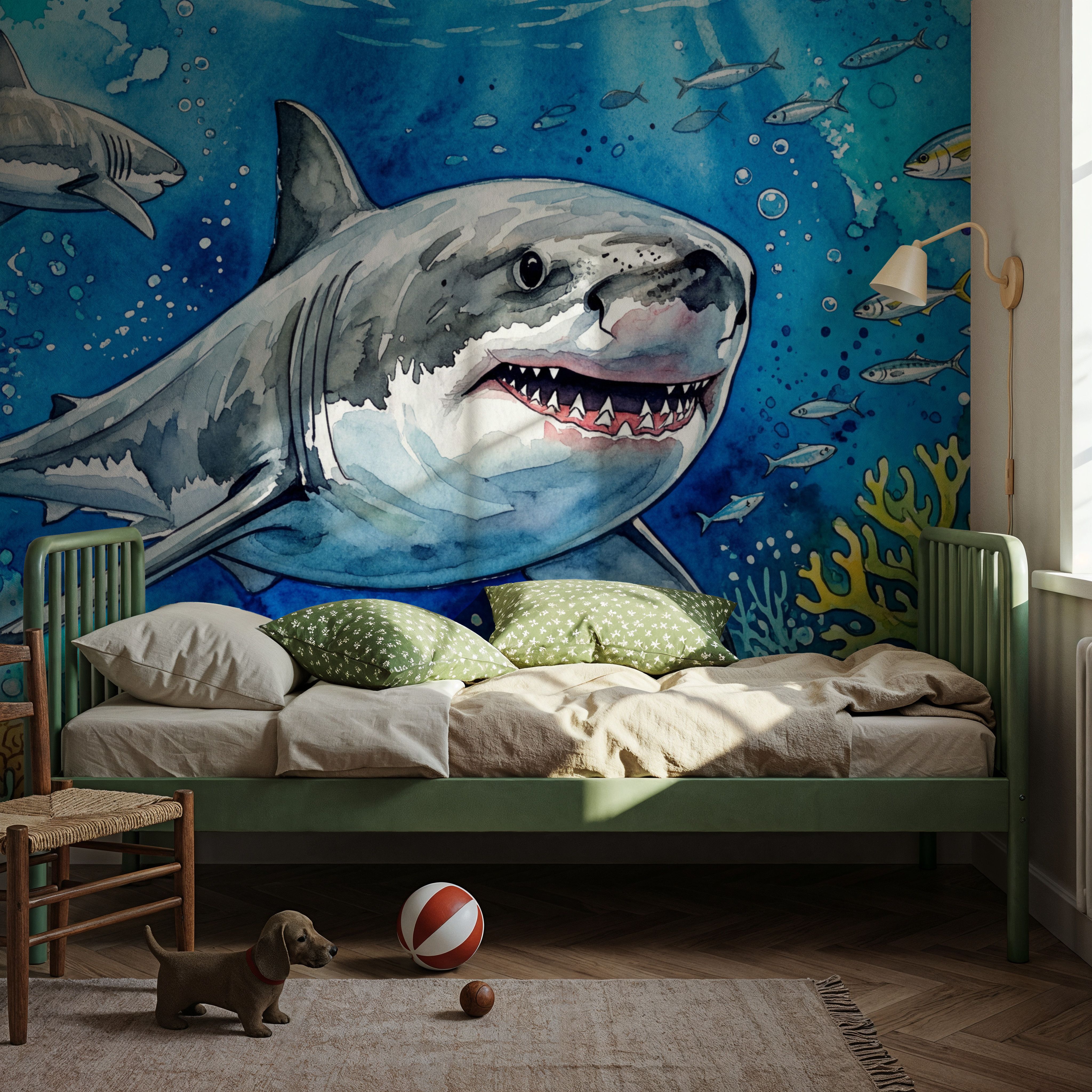 White Shark 2 - Watercolor Predators Series