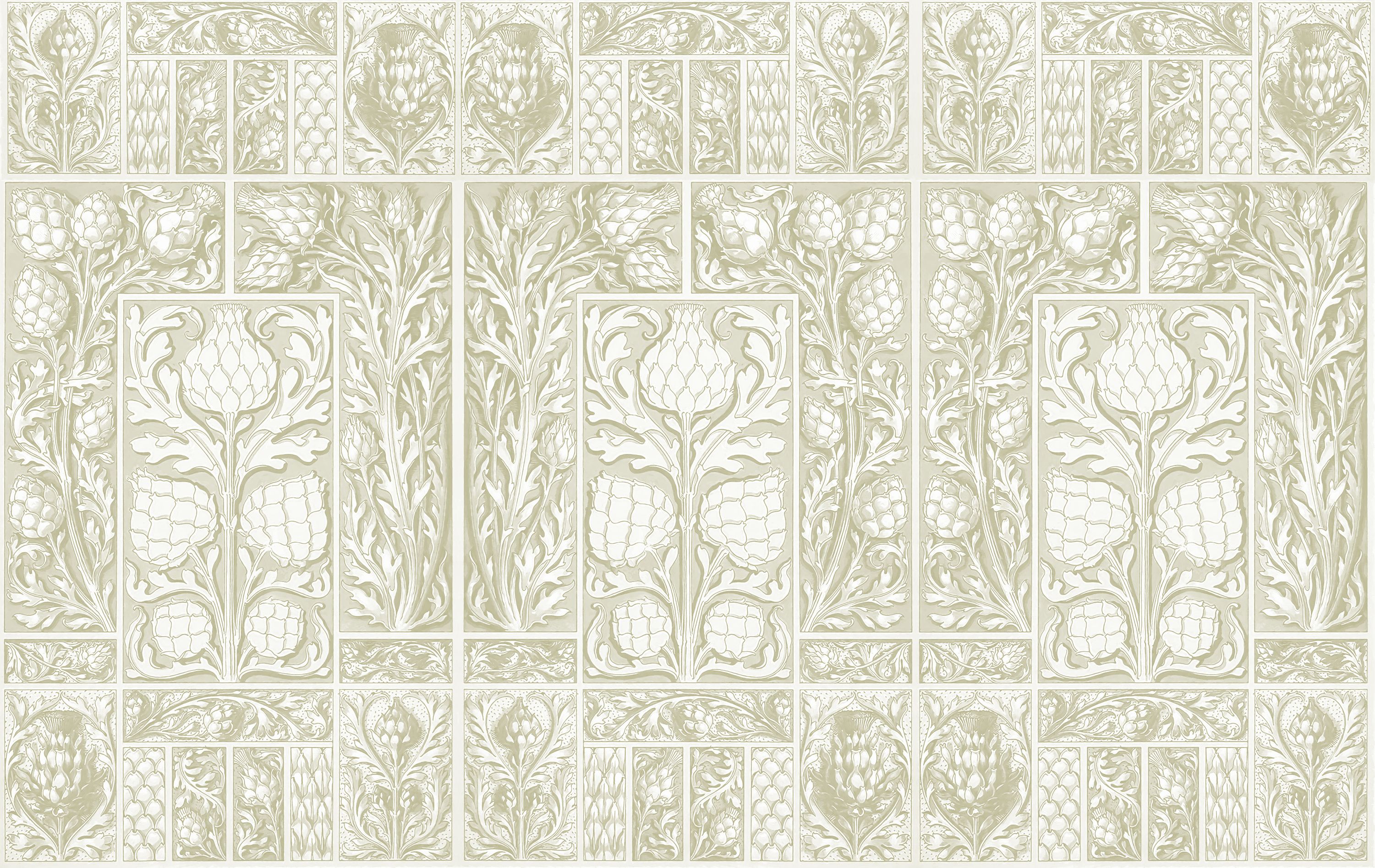 Clear Thistle Wall Happy