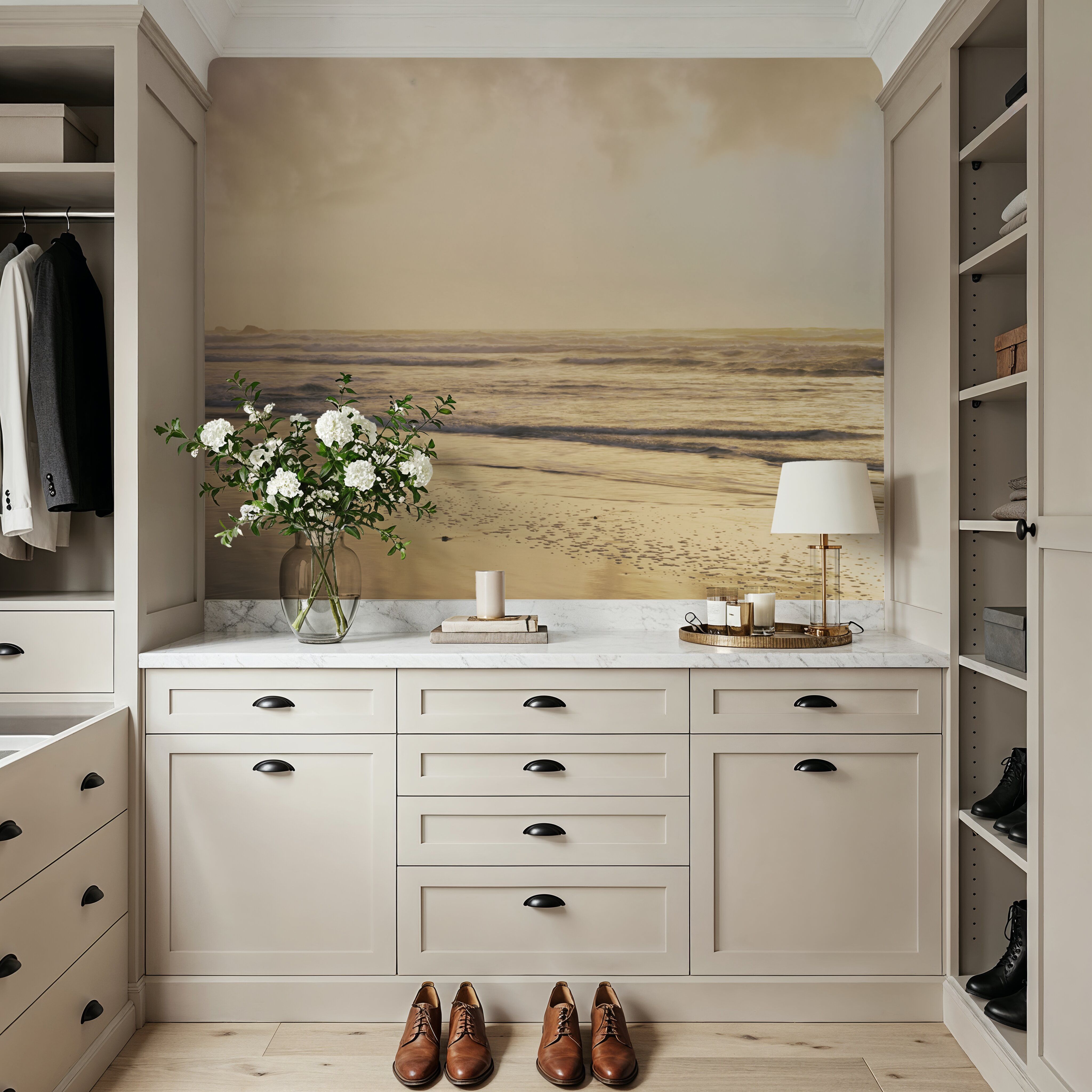 Golden Shore Silhouette