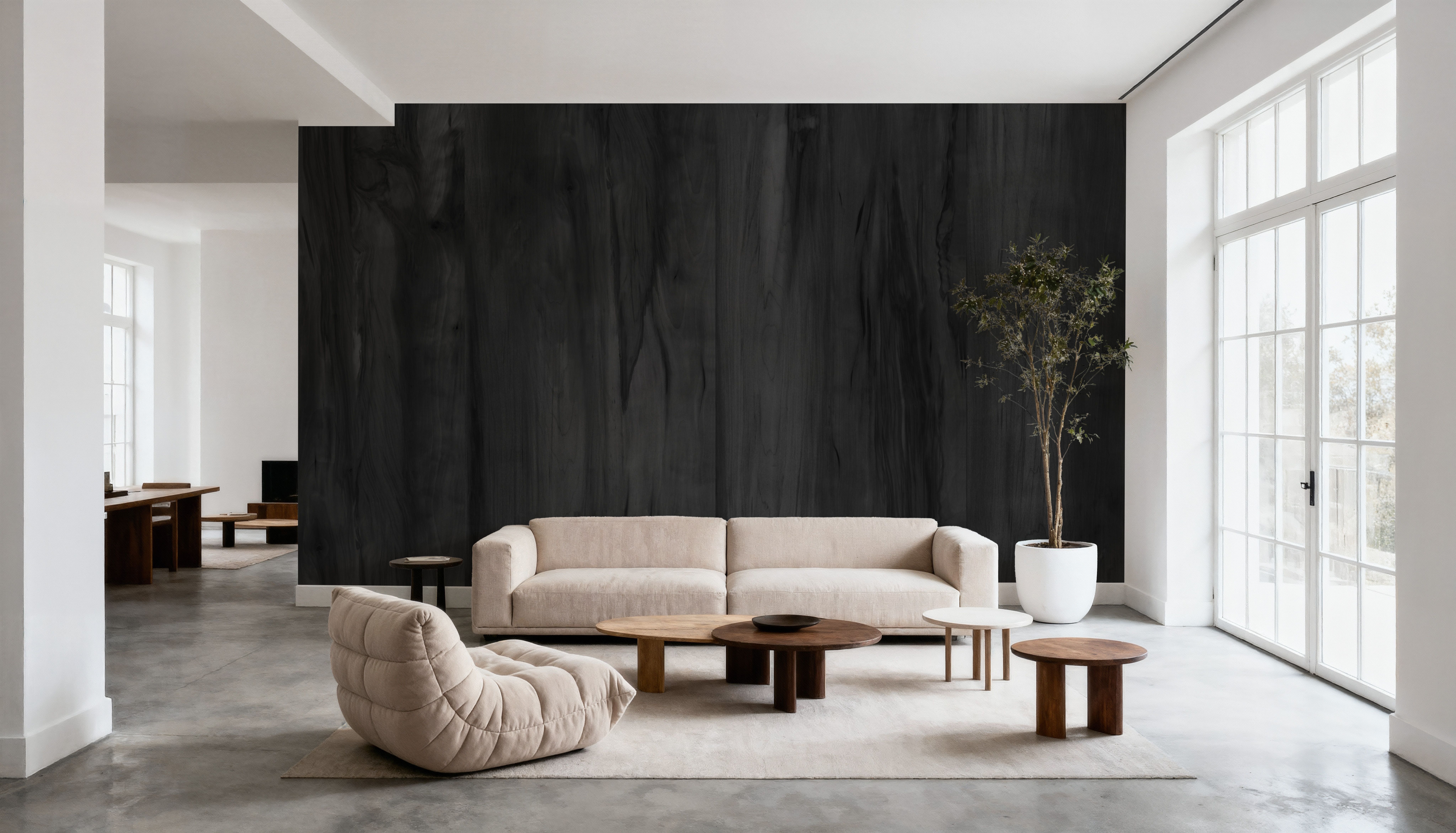 Timber Clad, Graphite, Tapet