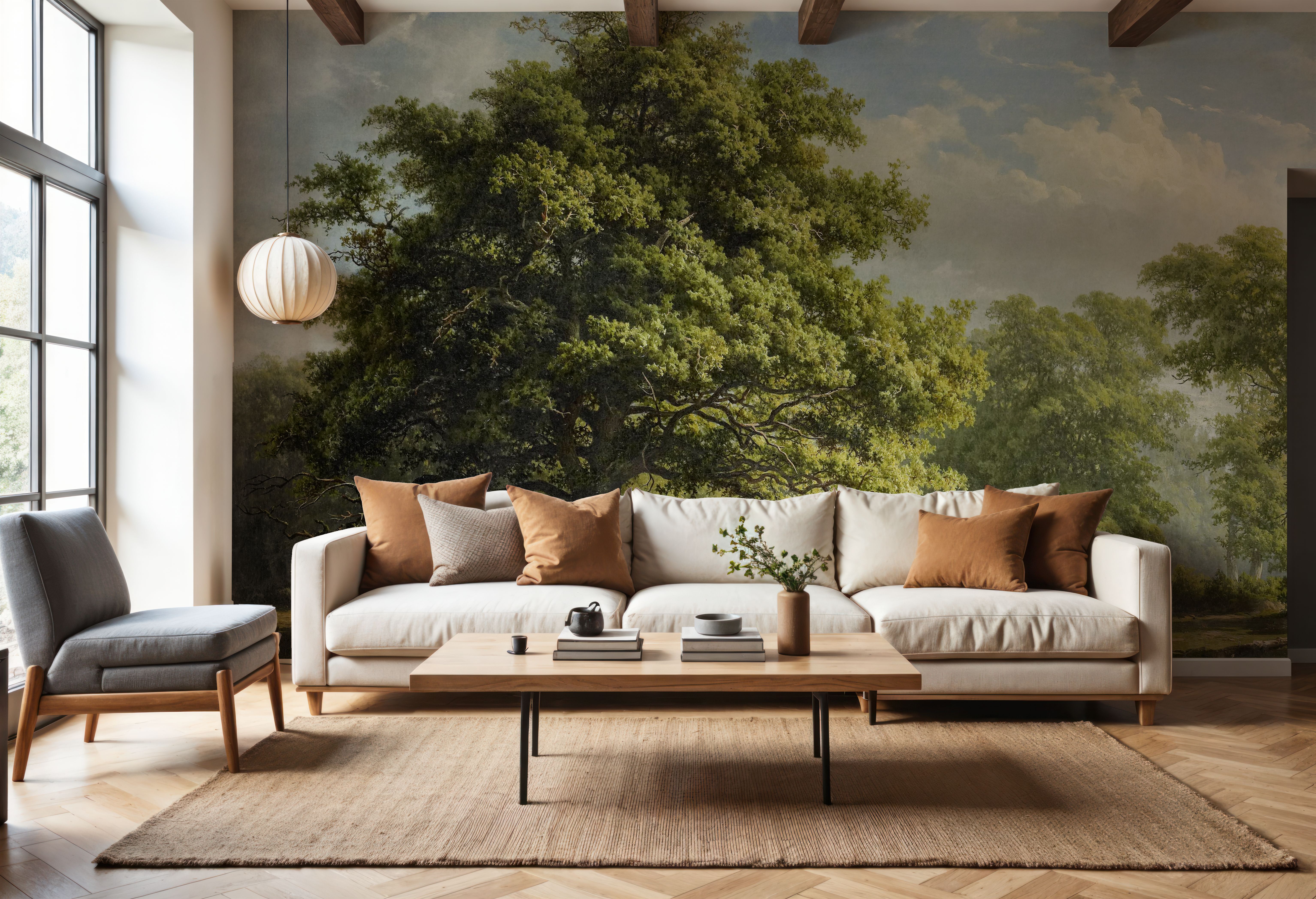 Painted Oak Landscape