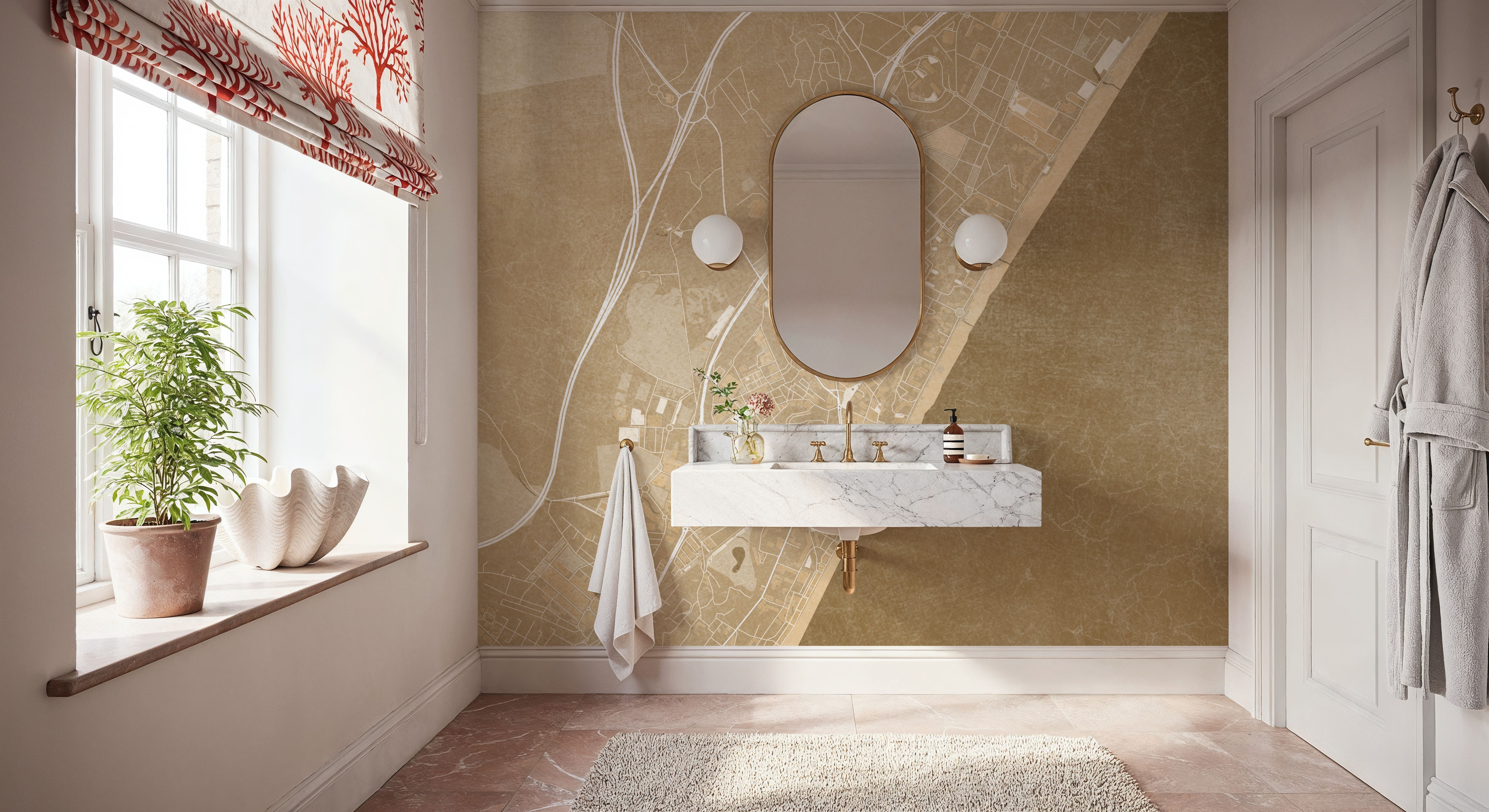 Torremolinos Ochre, Wallpaper