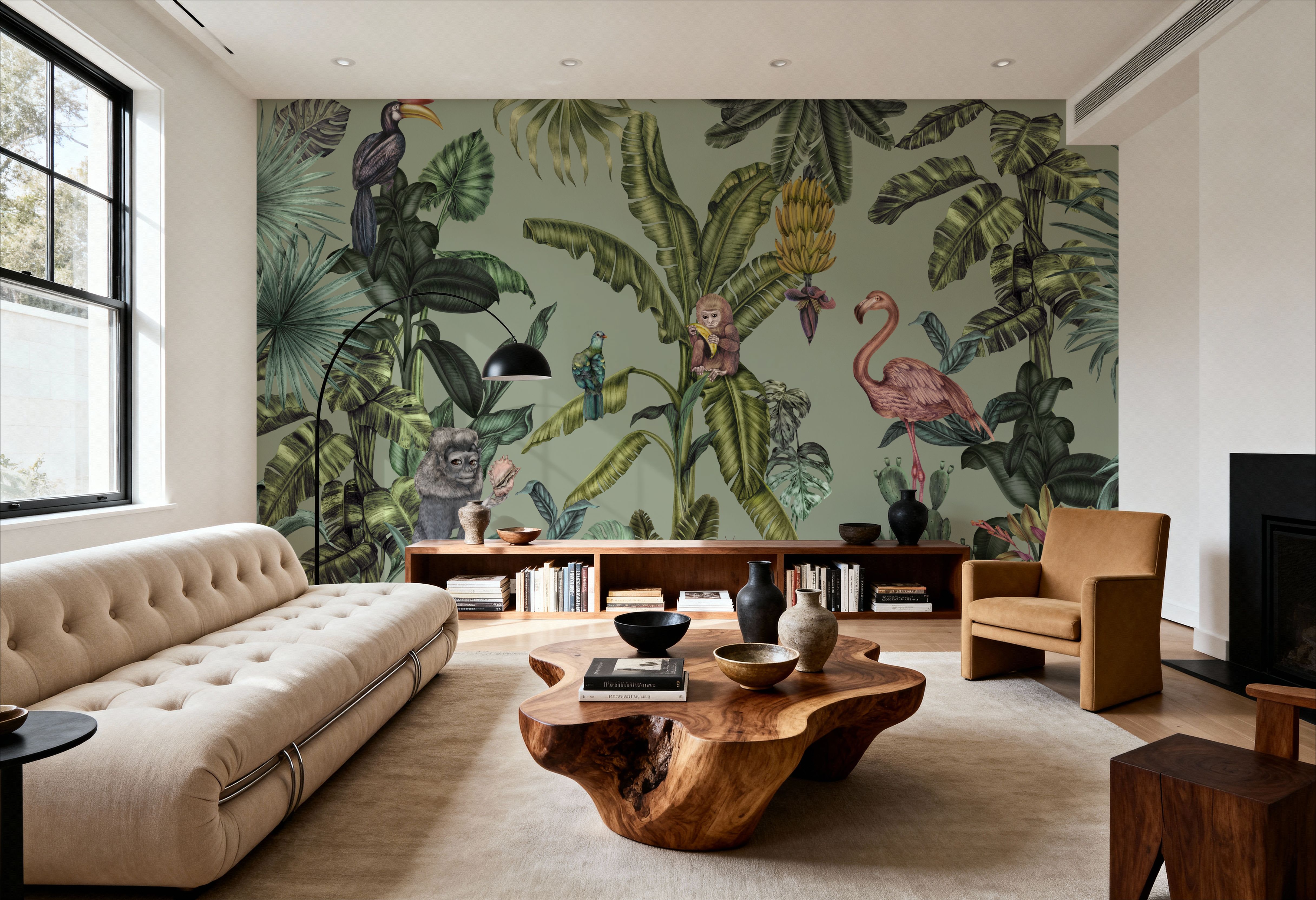 Monkeys With Birds, Pistachio