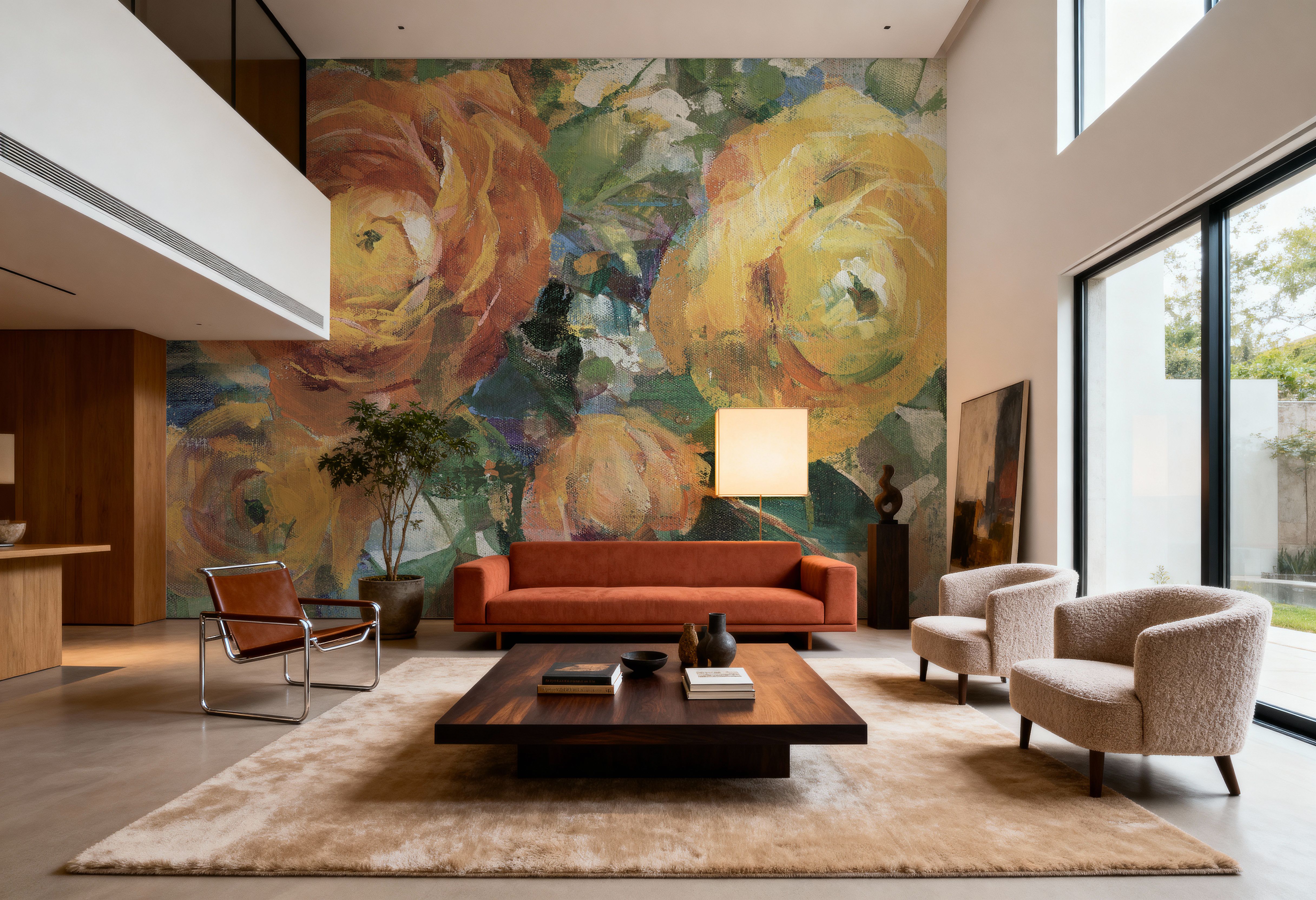 Blooming Splendor I Panel II, Papel pintado