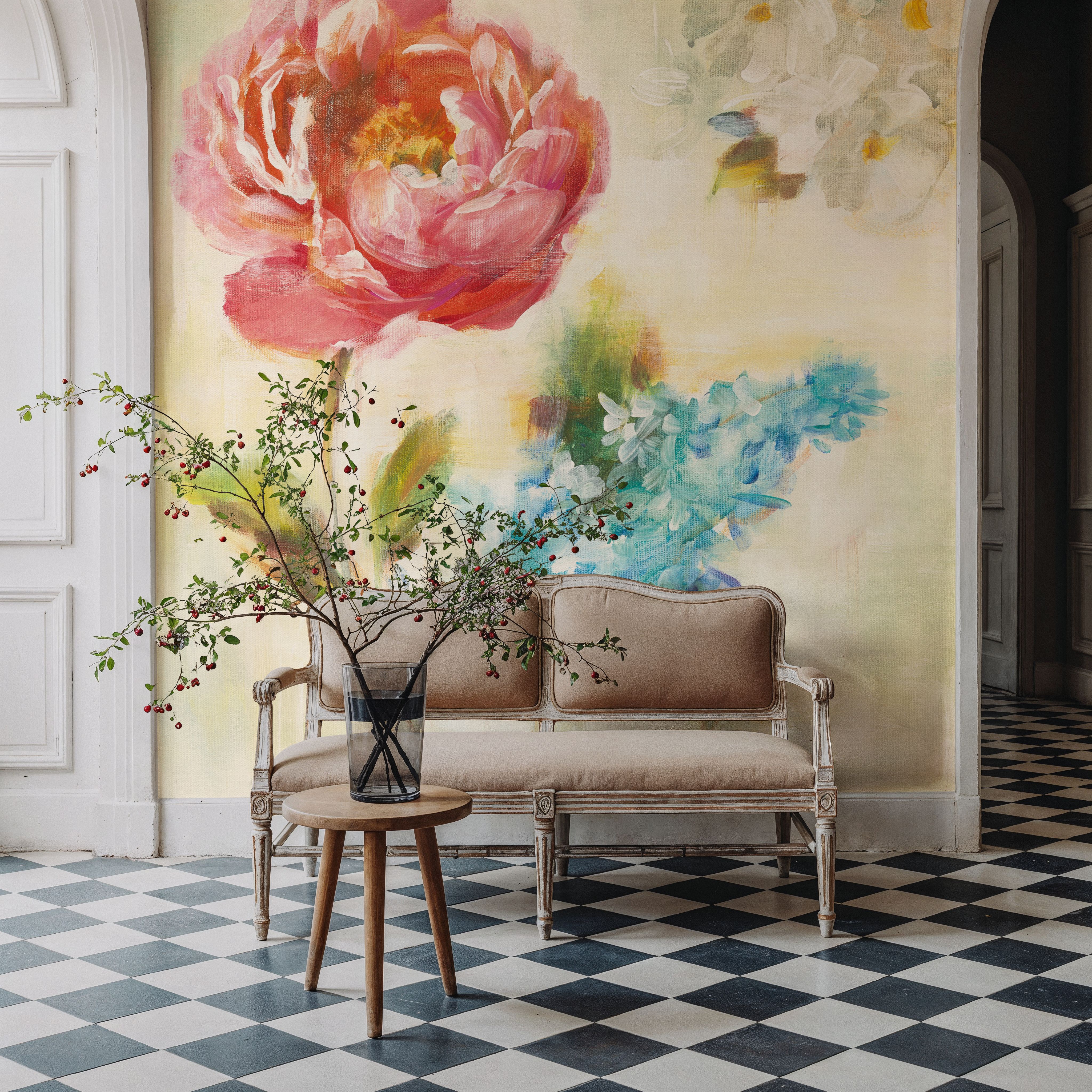 Contemporary Flower I