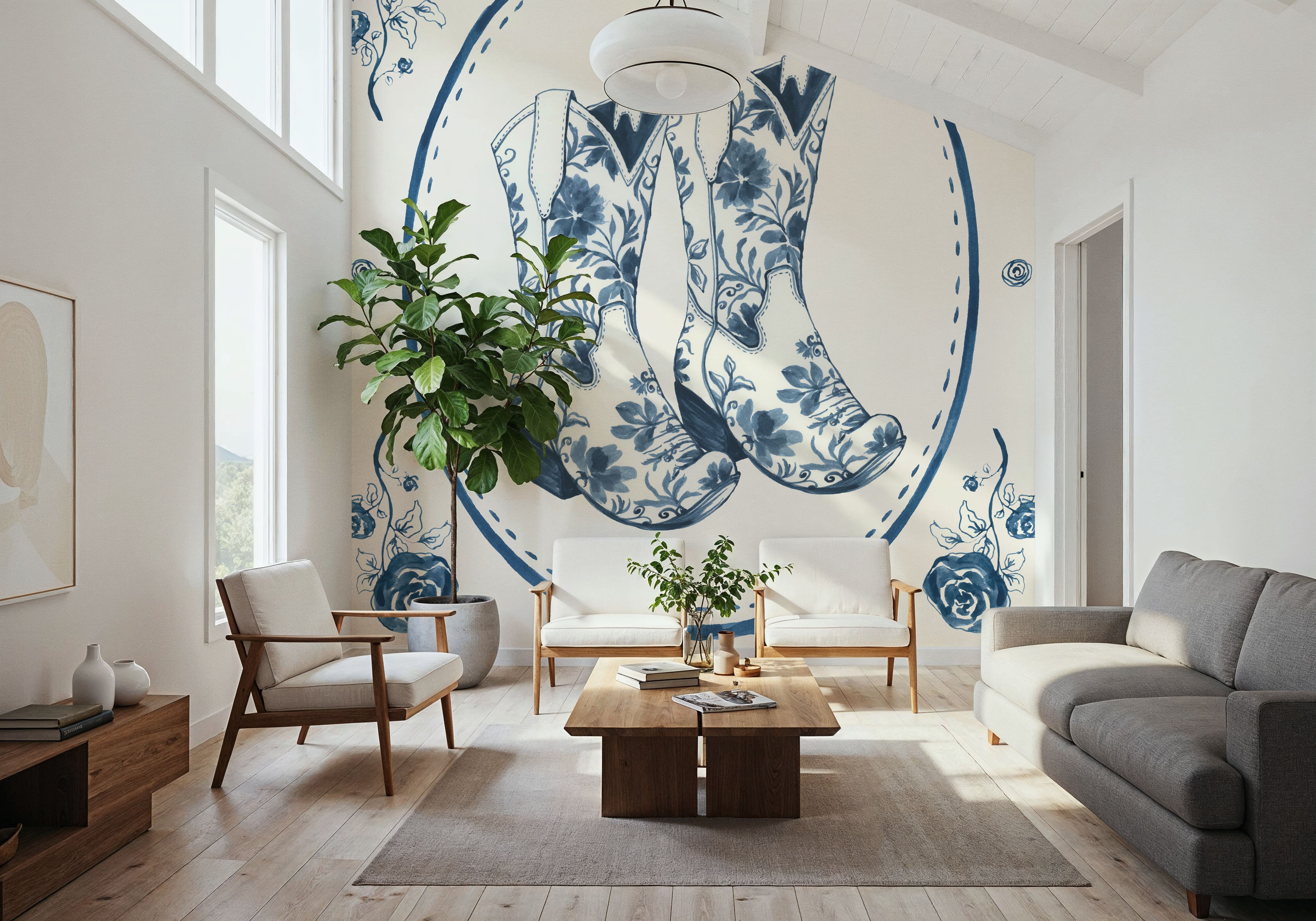 Chinoiserie Cowgirl I